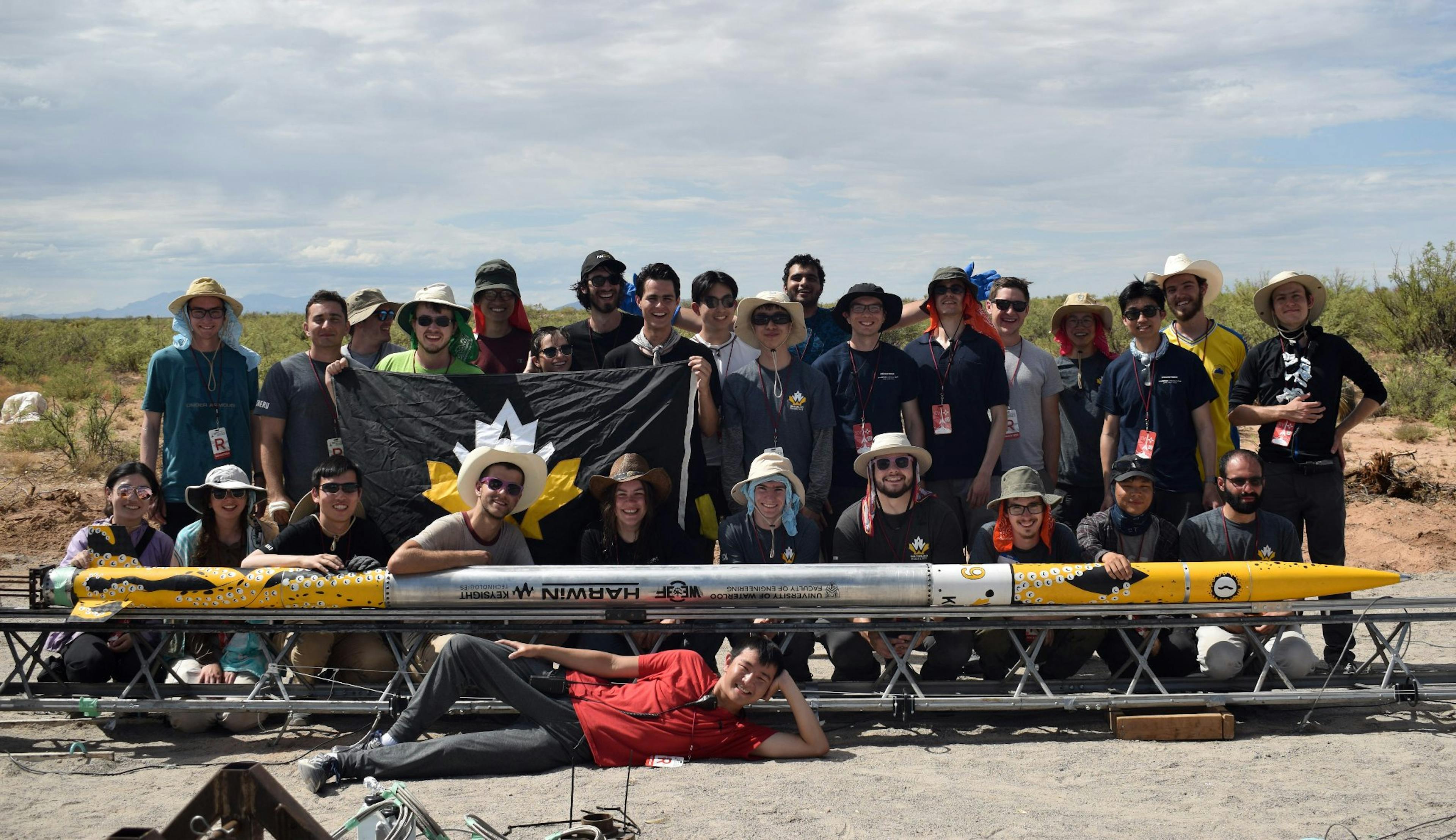 Waterloo Rocketry at Spaceport America Cup (SAC) 2022.