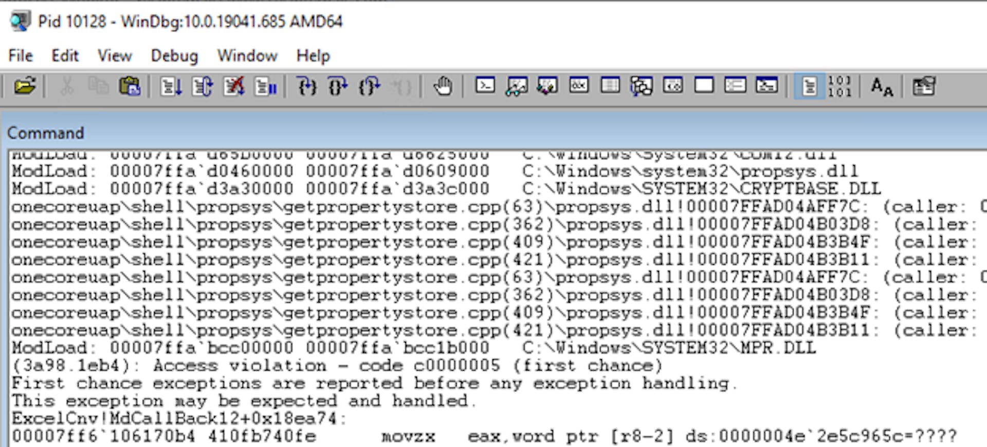 Figure 3: CVE-2021-31174 reproduced on OfficeOnline.