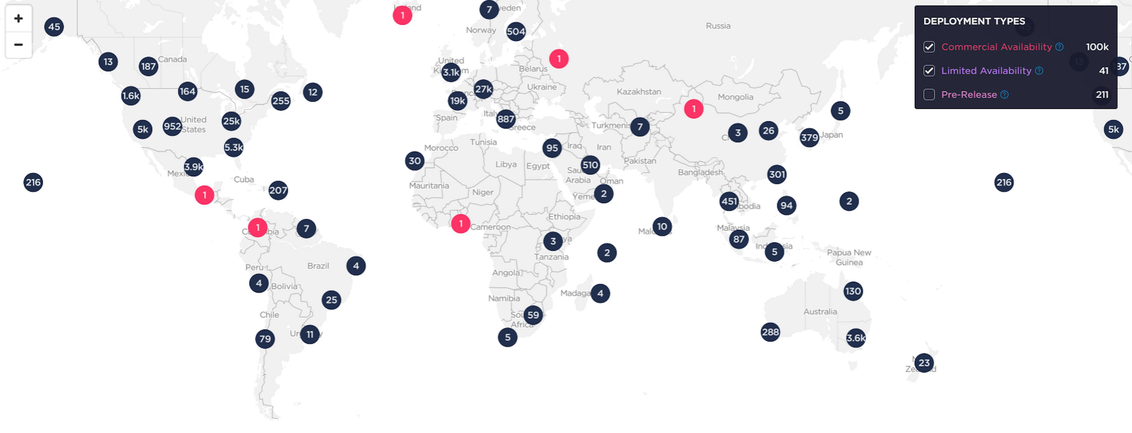 5G accessibility map