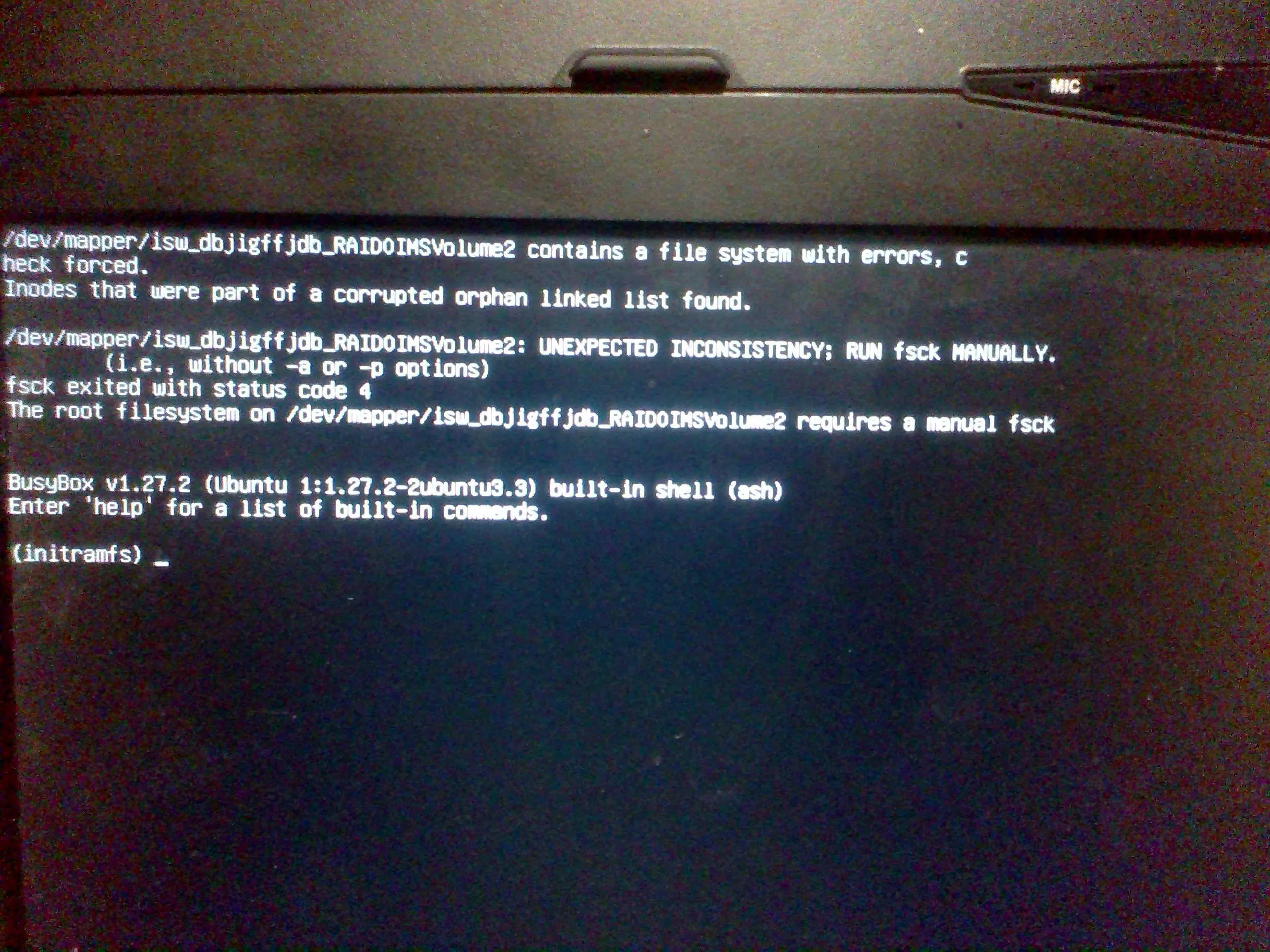 The Tale of My First Linux Crash: Fixing a File System Error in Ubuntu ...