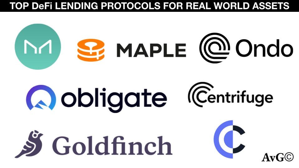 featured image - The Top DeFi Lending Protocols for Real World Assets