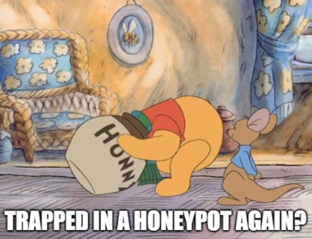 Don't end up like Winnie-the-Pooh