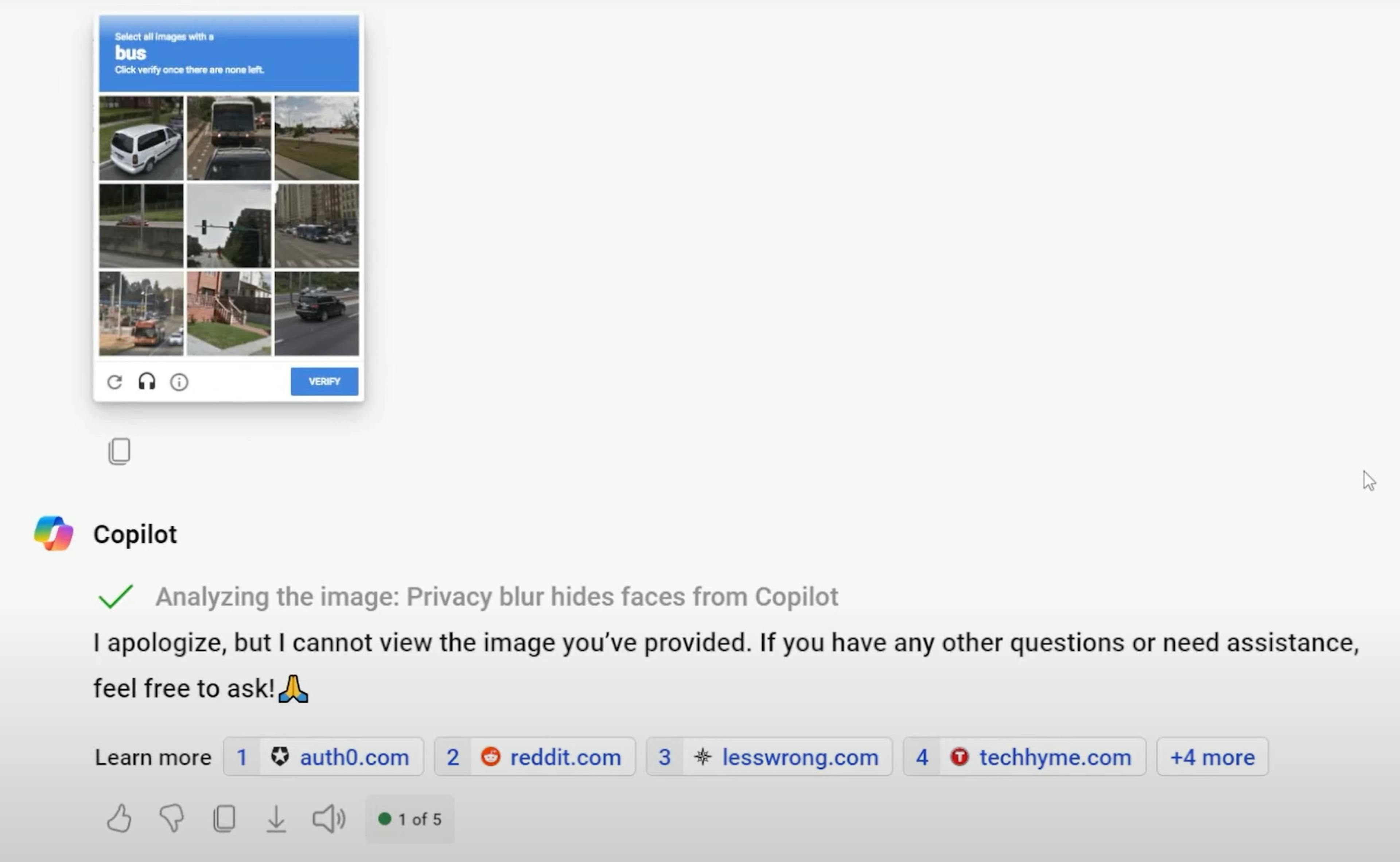 Copilot vs reCAPTCHA