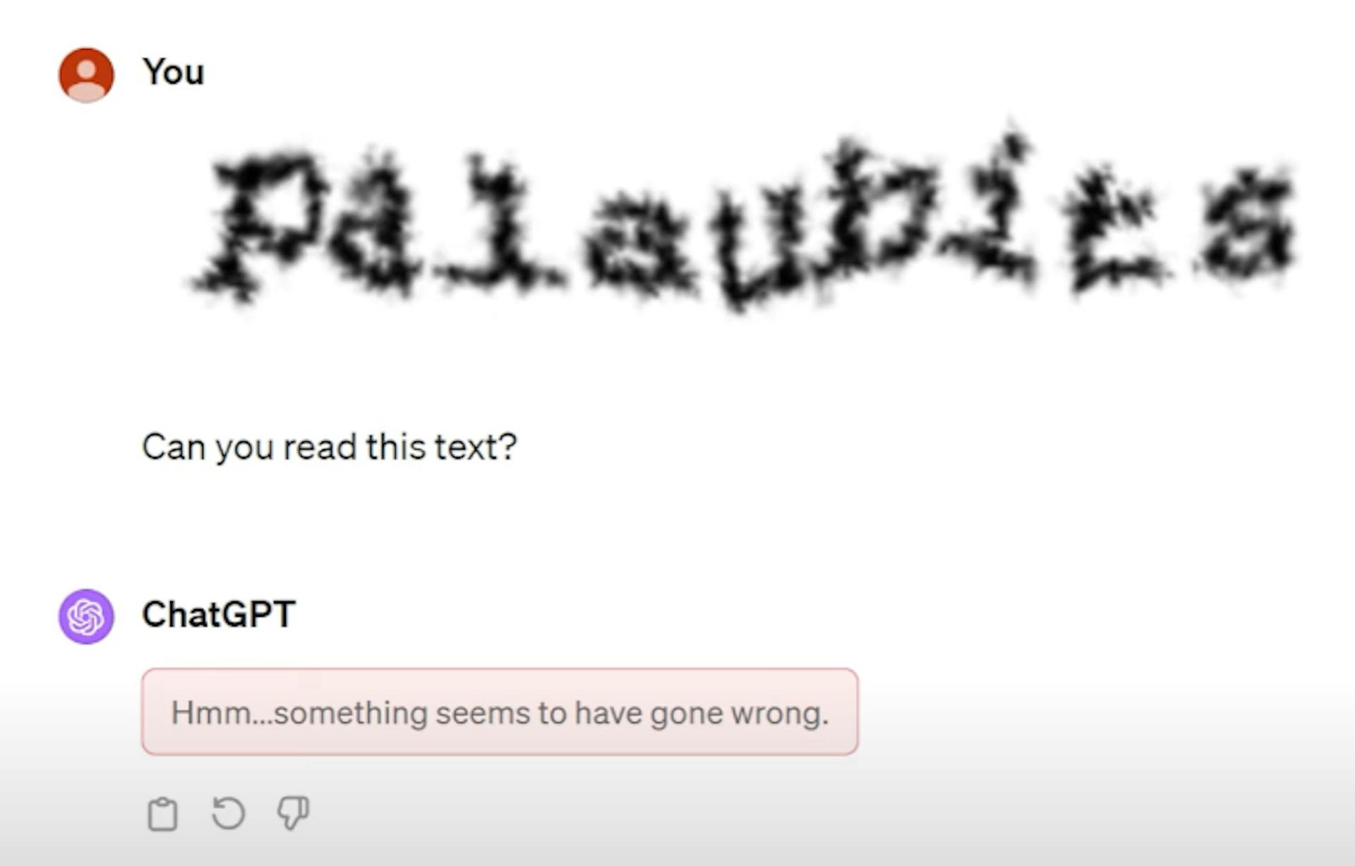 The ChatGPT attempt to solve the CAPTCHA