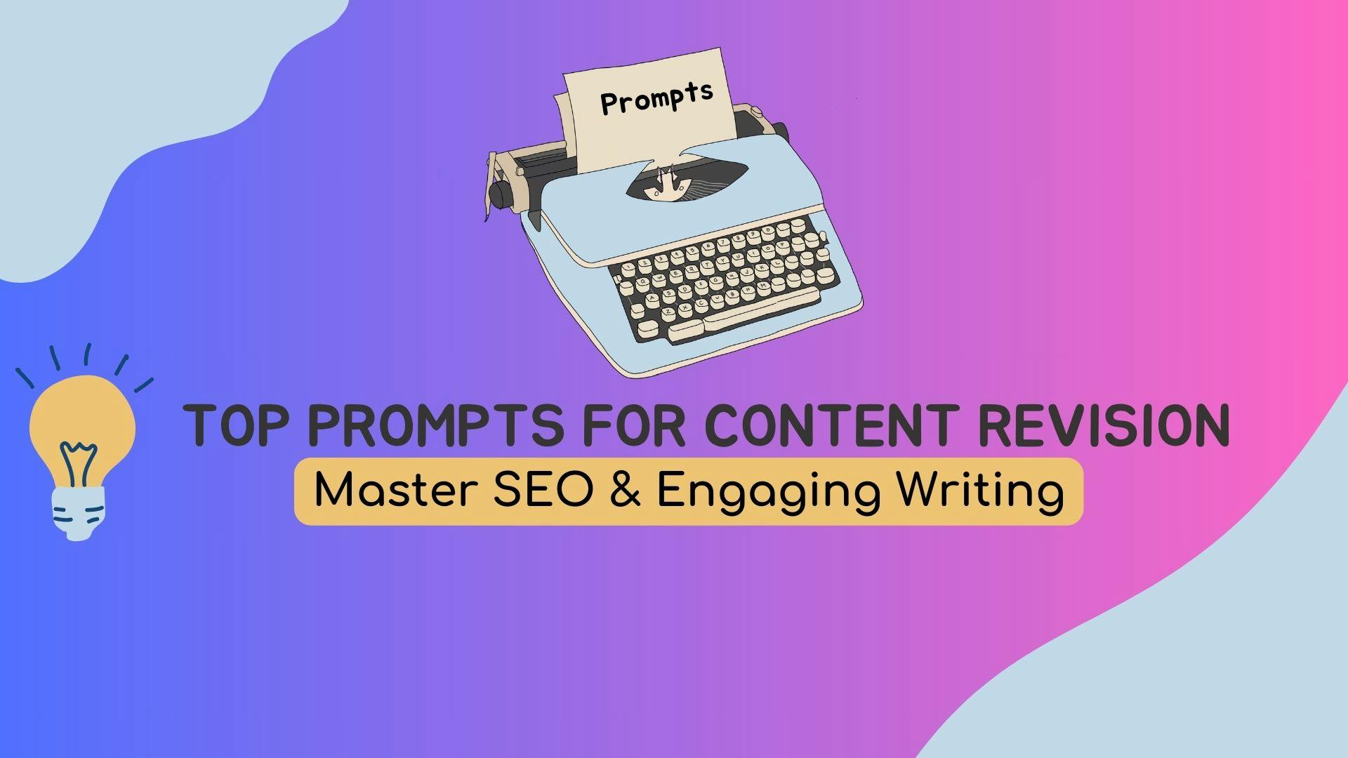 How to Master SEO & Have More Engaging Writing: Top Prompts for Content Revision