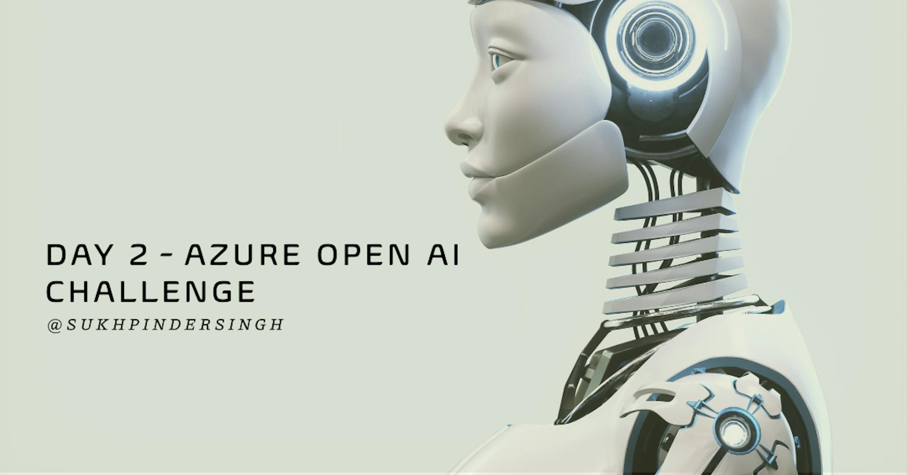 featured image - Taking the Azure Open AI Challenge: Image Generation - Day 2