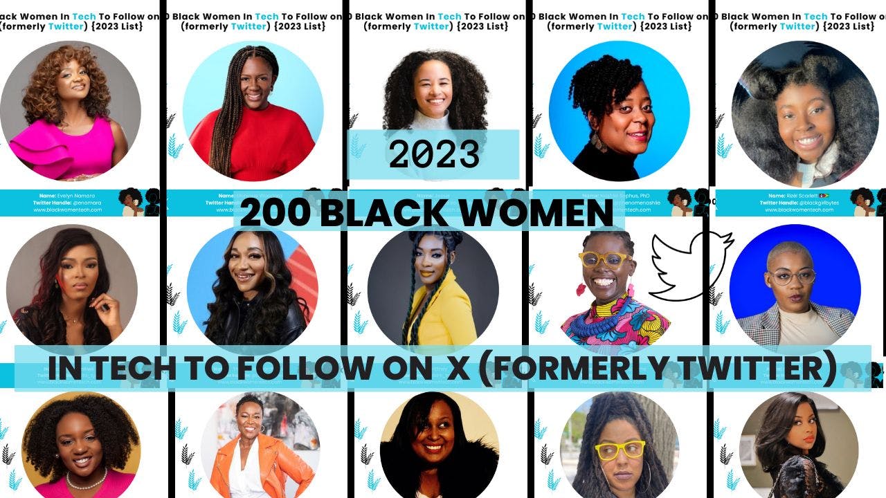/200-black-women-in-tech-to-follow-on-twitter-2023-list feature image