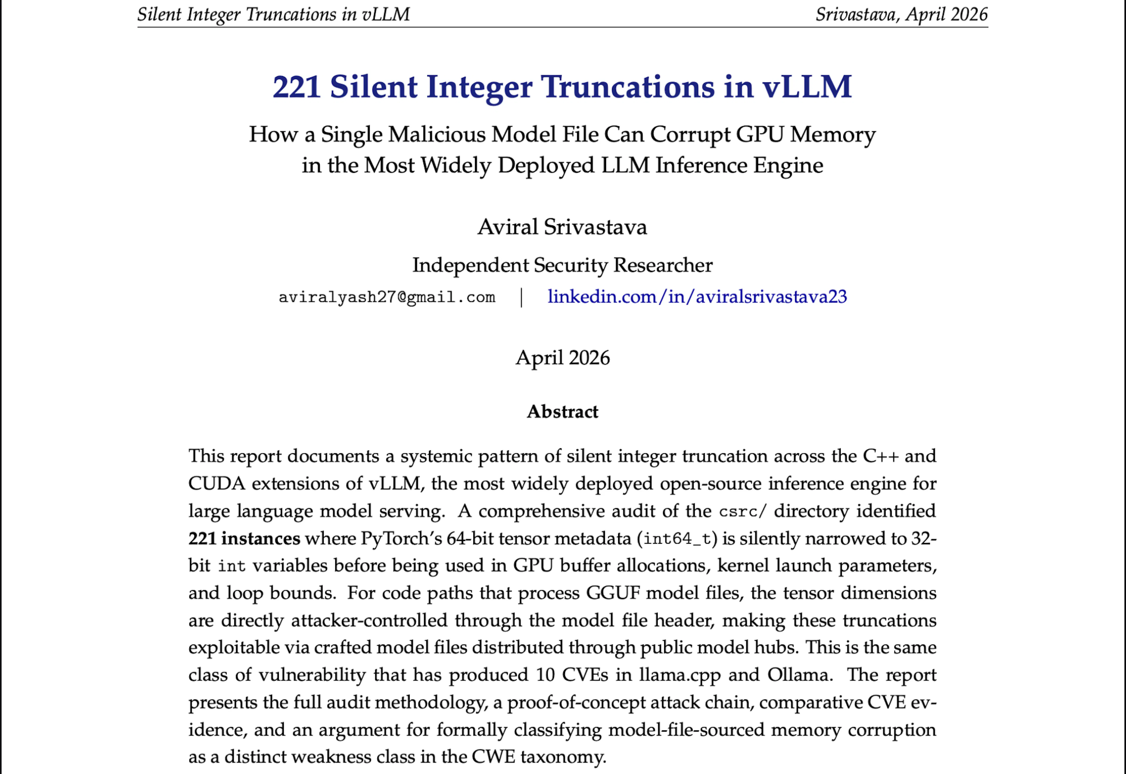 featured image - I Found 221 Bugs in vLLM. They All Had the Same Root Cause