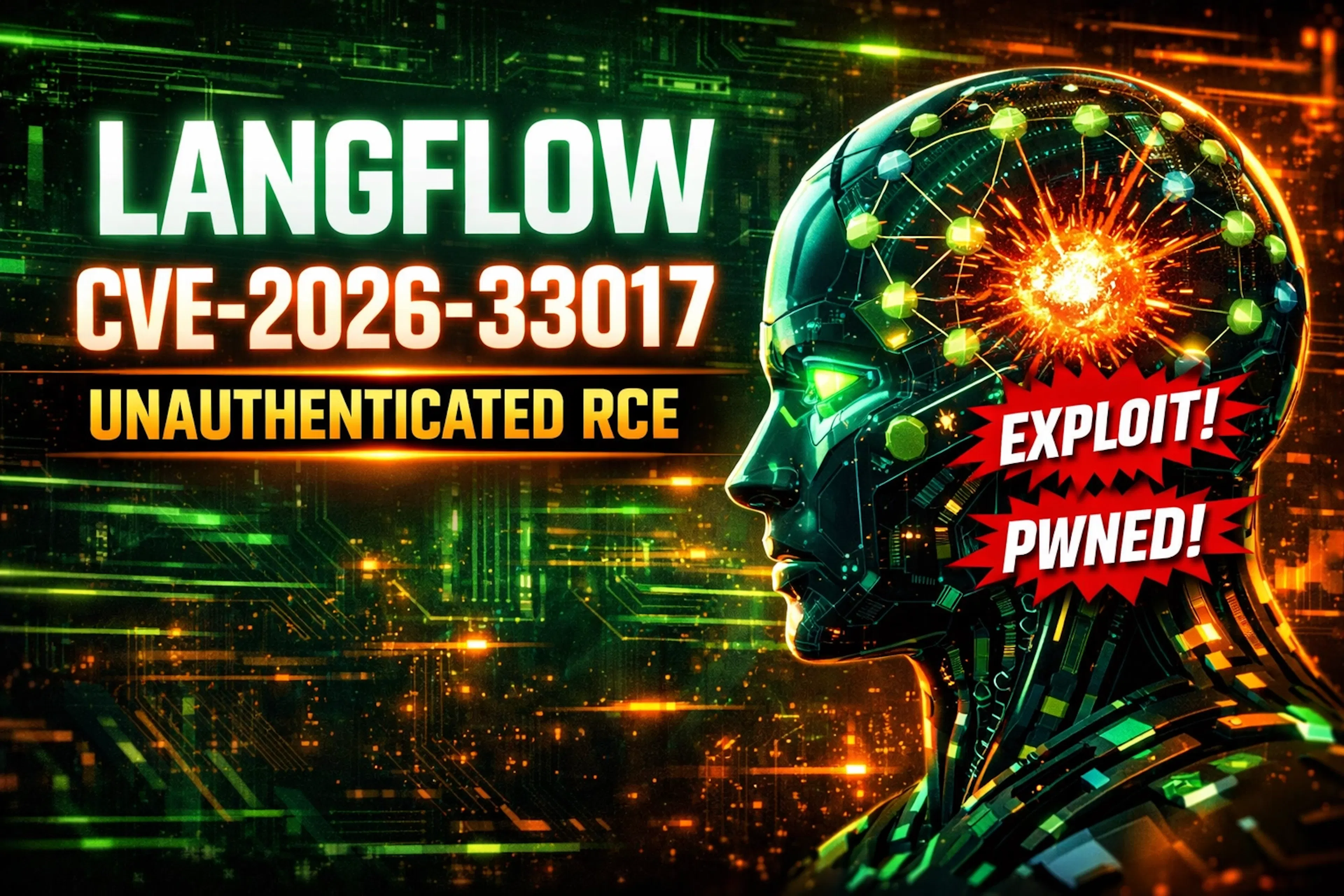 featured image - CVE-2026-33017: Unauthenticated RCE in Langflow’s Public Flow Endpoint Explained