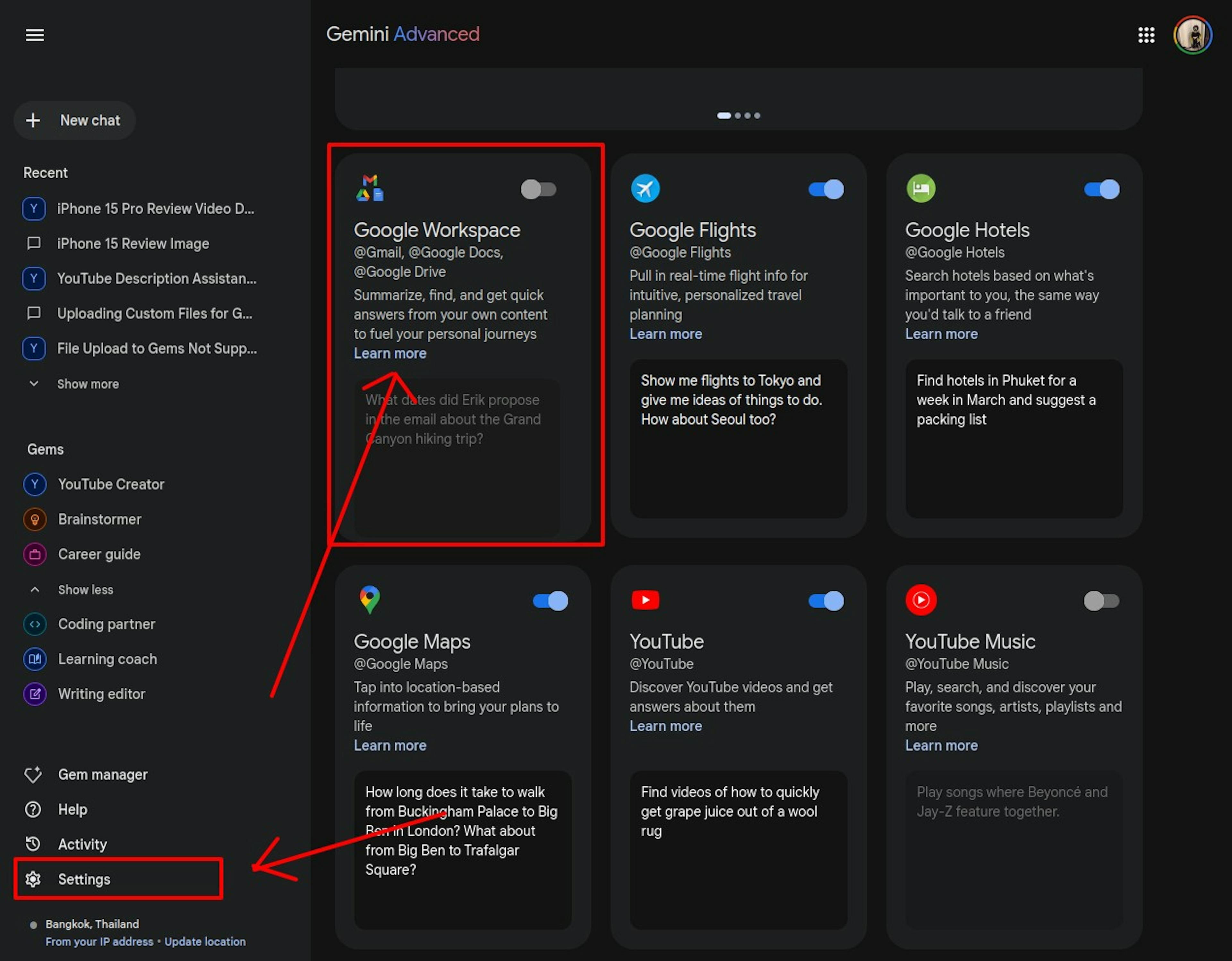 Integration with Google Workspace