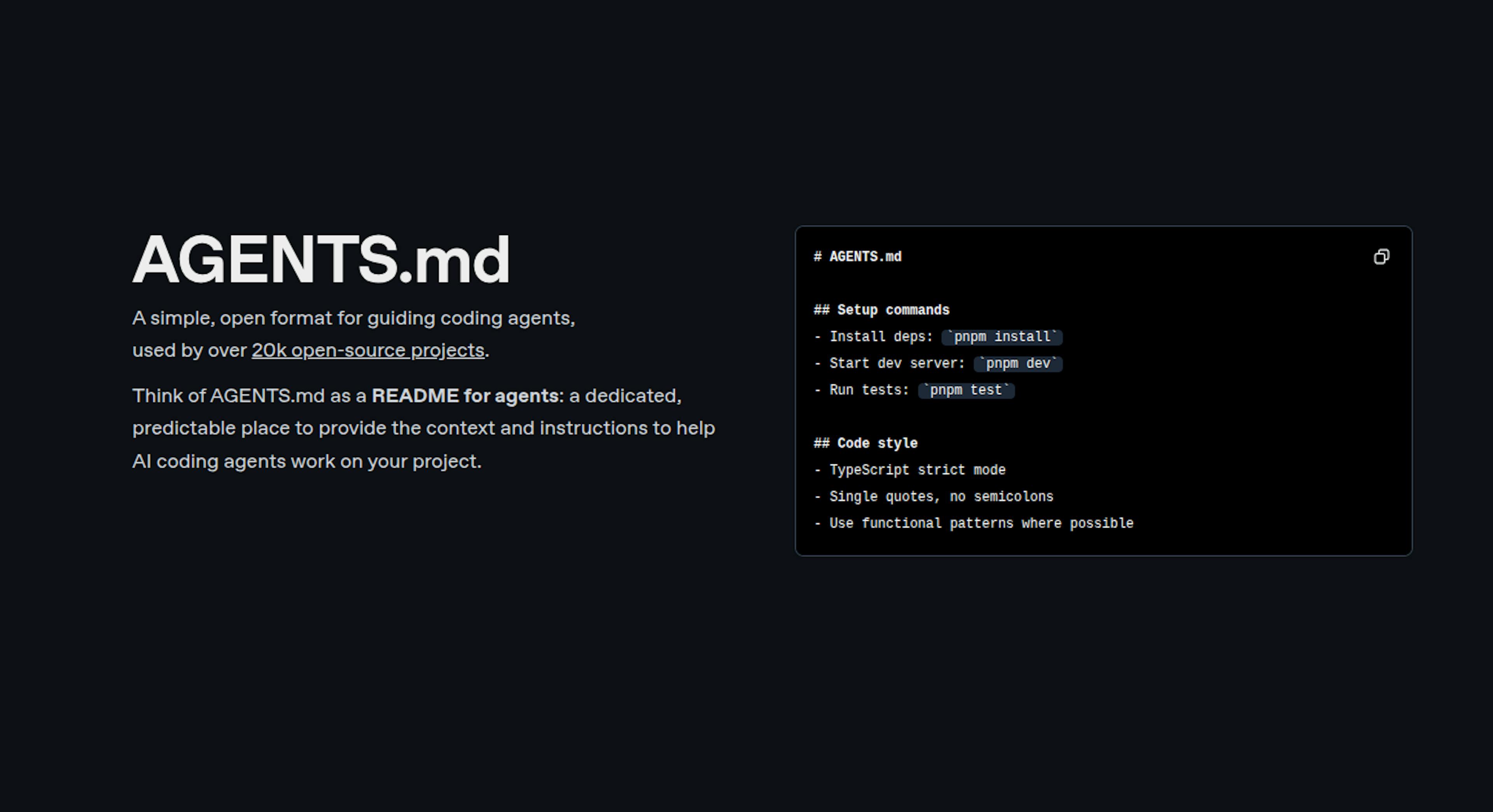 What is AGENTS.md?