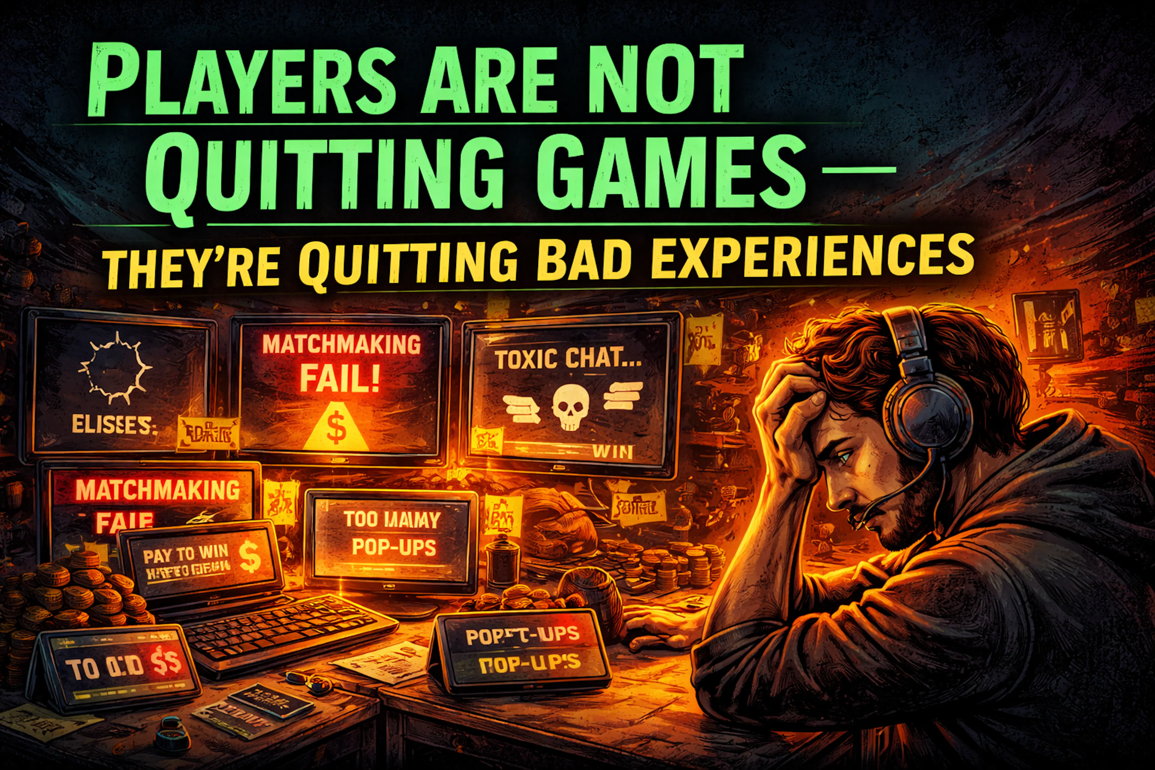 featured image - Players Are Not Quitting Games - They’re Quitting Bad Experiences