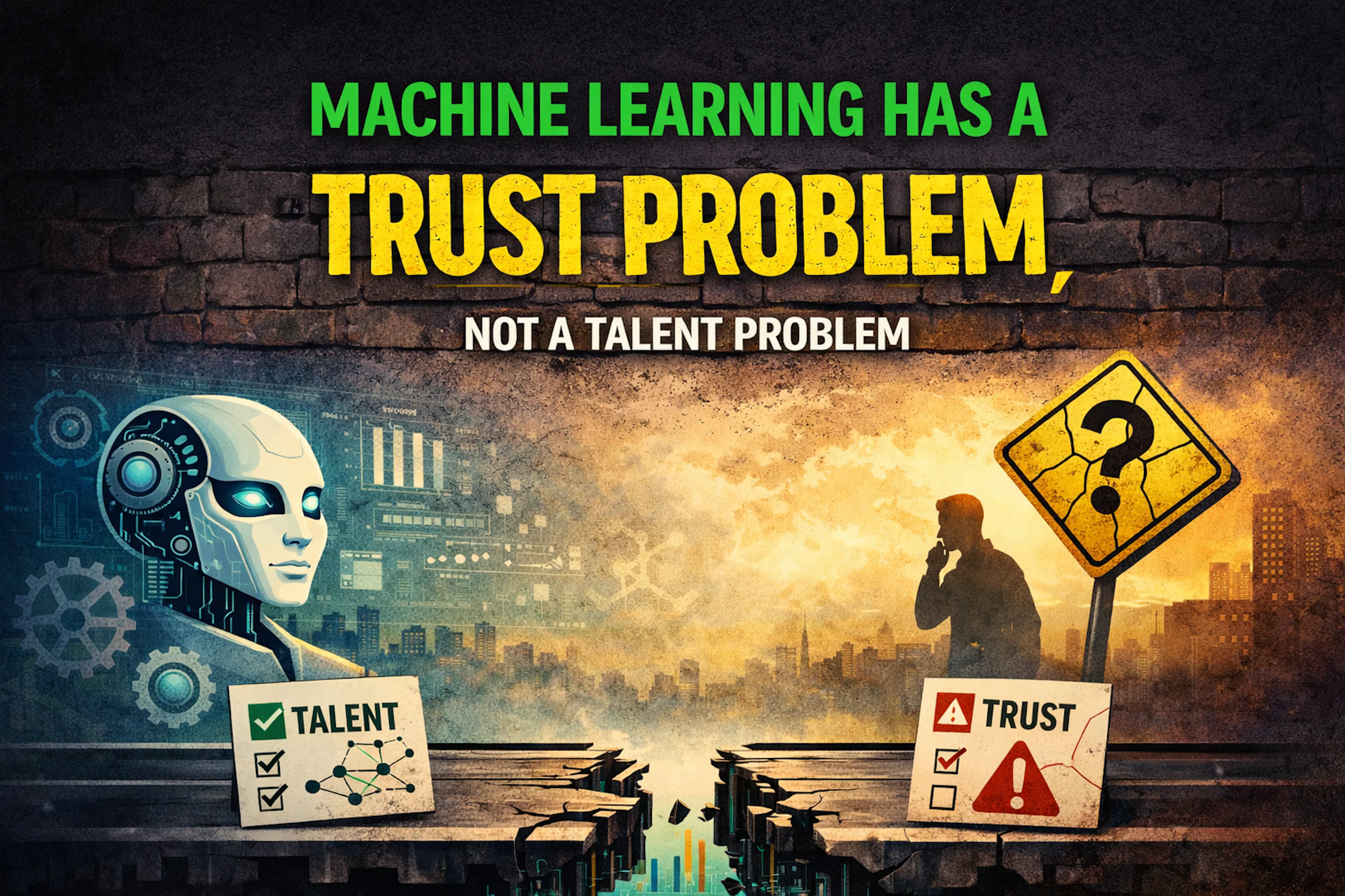featured image - Machine Learning Has a Trust Problem, Not a Talent Problem