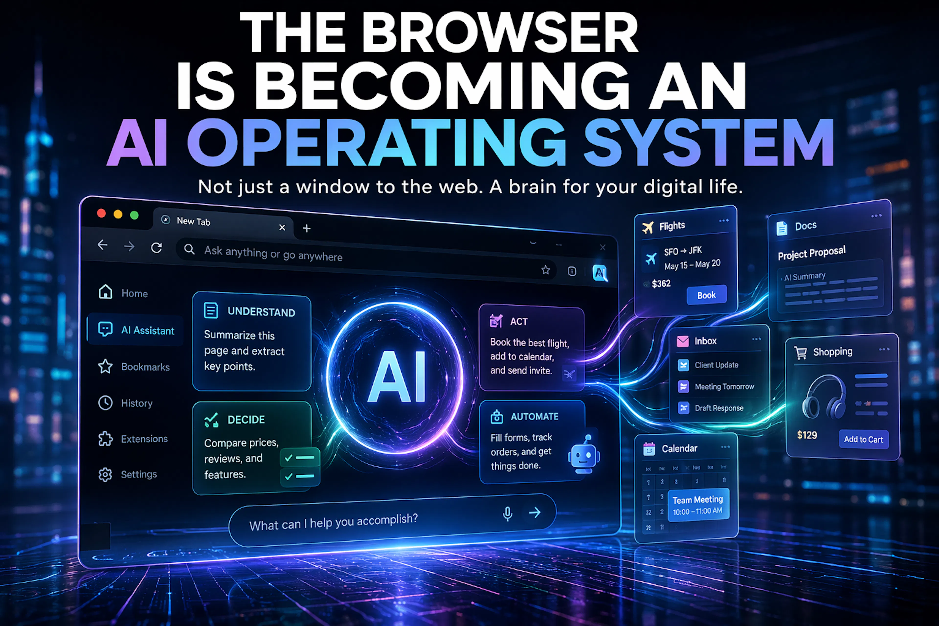 Operating System And Browser The Browser Is Becoming an AI Operating System | HackerNoon