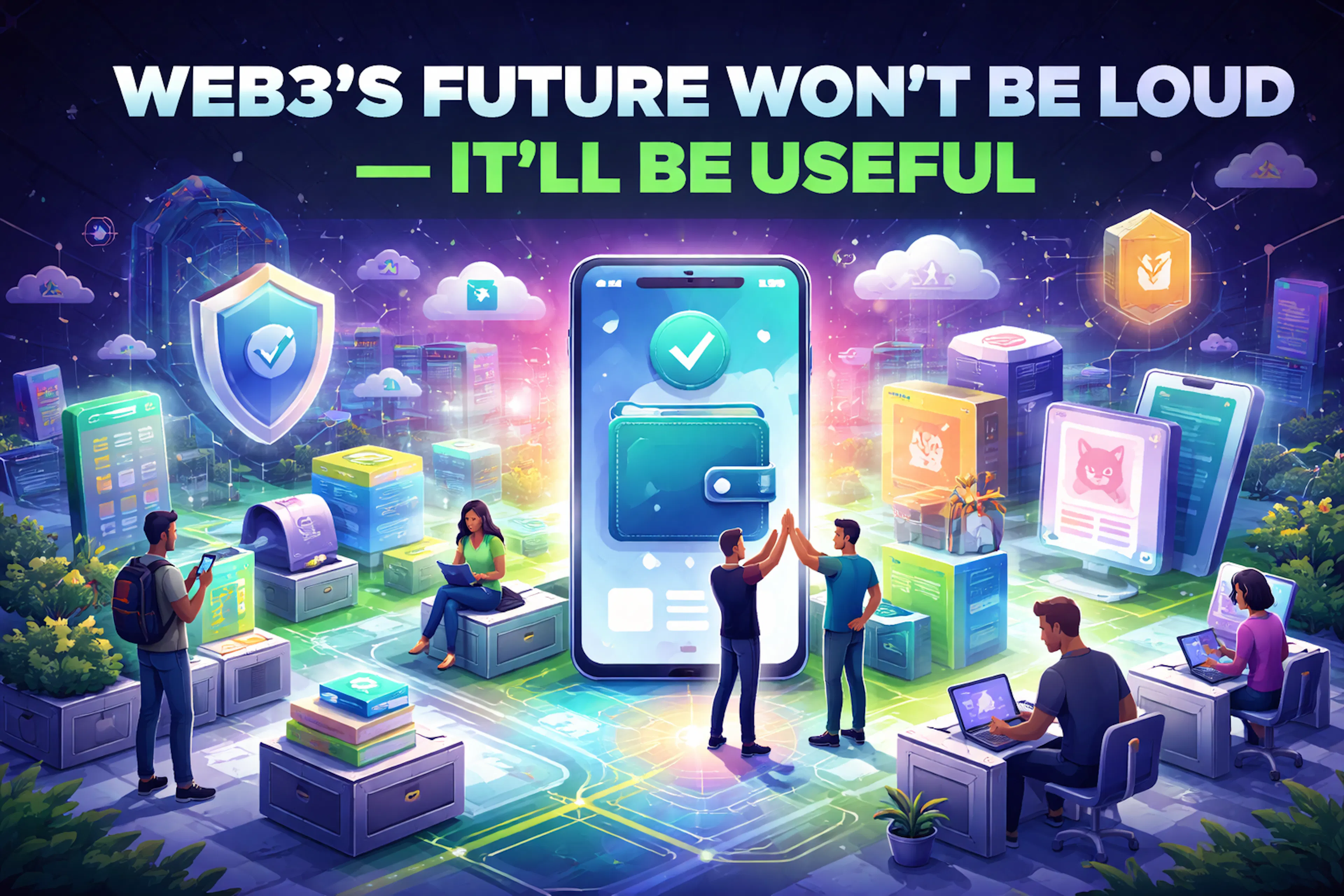 featured image - Web3’s Future Won’t Be Loud — It’ll Be Useful