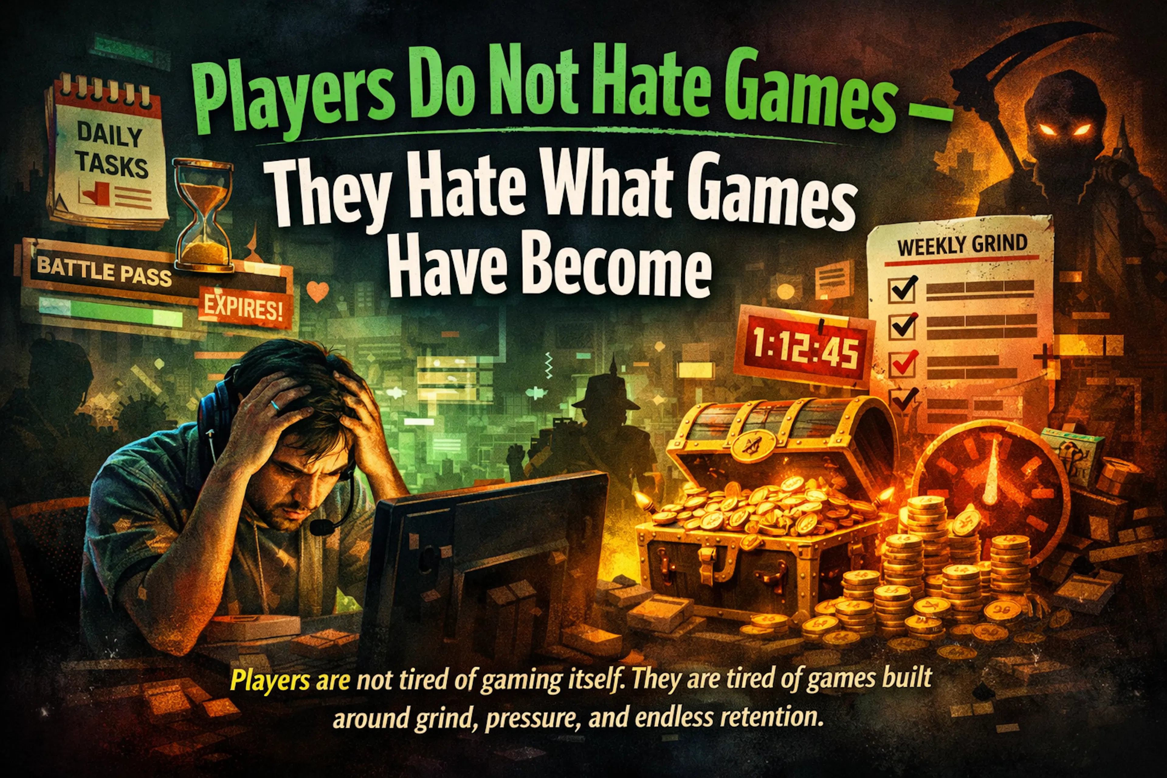 featured image - Players Do Not Hate Games - They Hate What Games Have Become