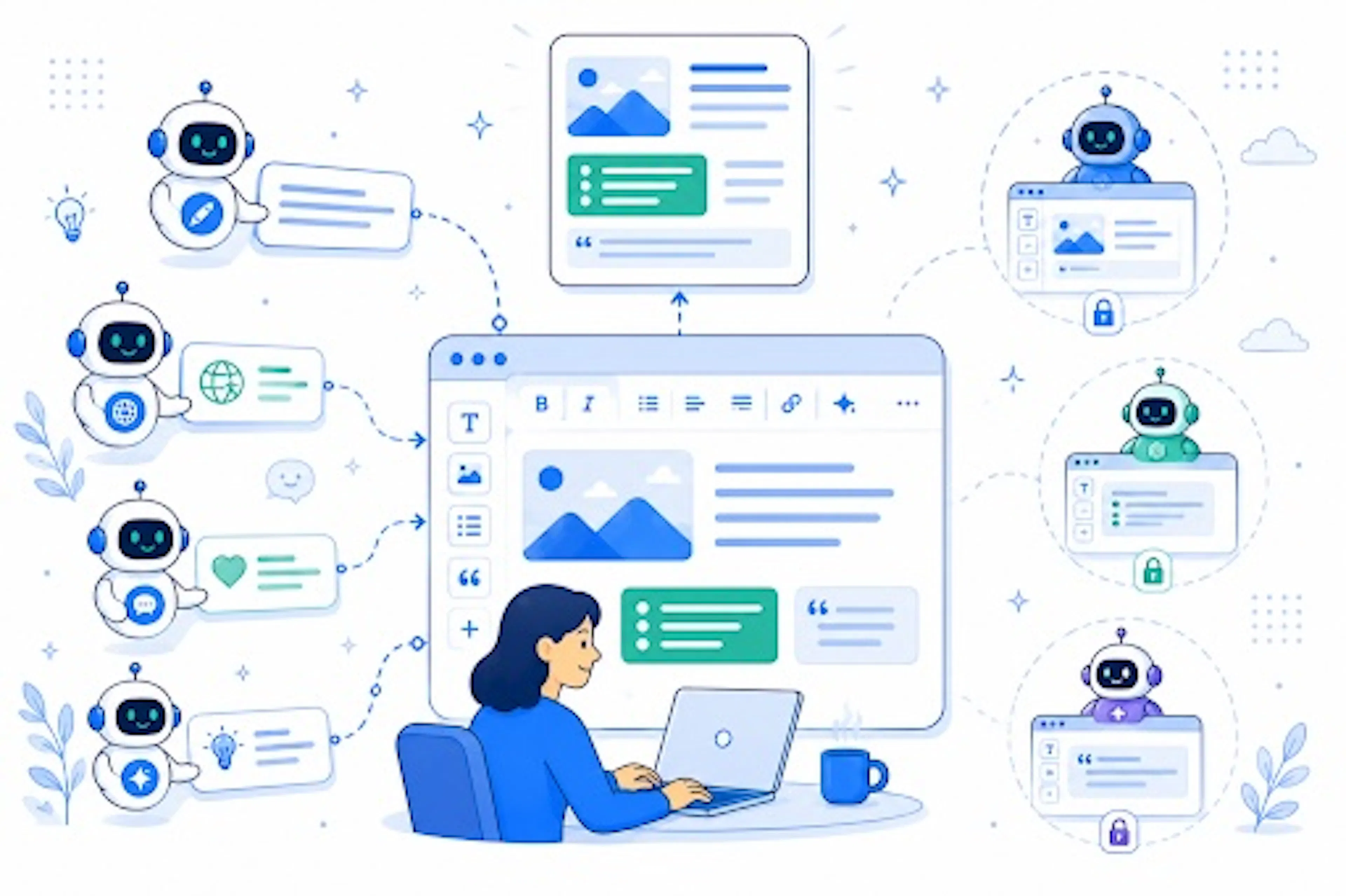 featured image - Best AI Editors of 2026: Which WYSIWYG Editor Has the Smartest AI Assist?