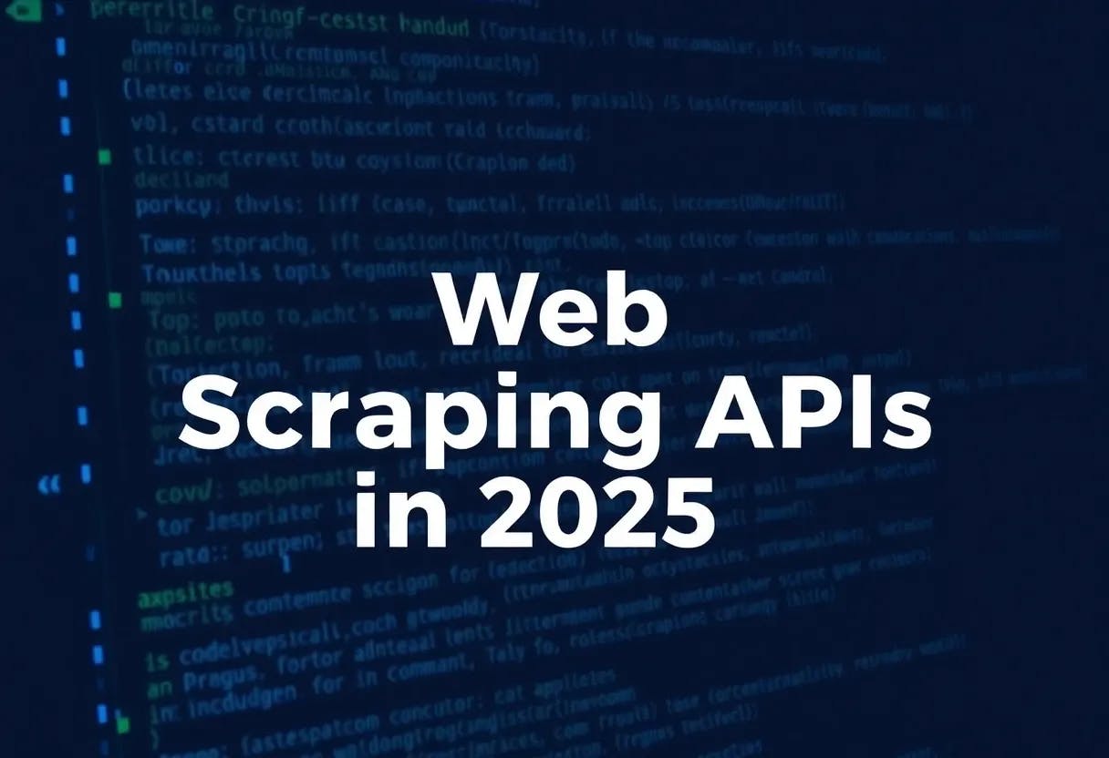 12 Best Web Scraping APIs in 2025 | HackerNoon