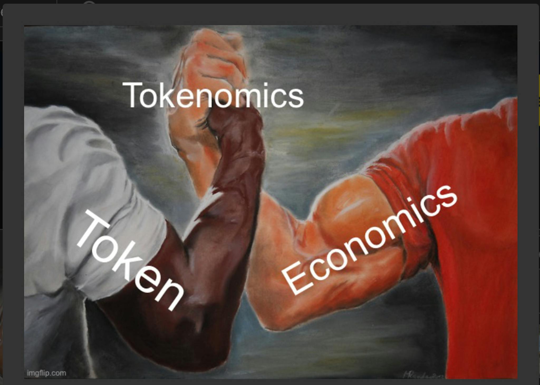 Tokenomics  is  the portmanteau of two words.