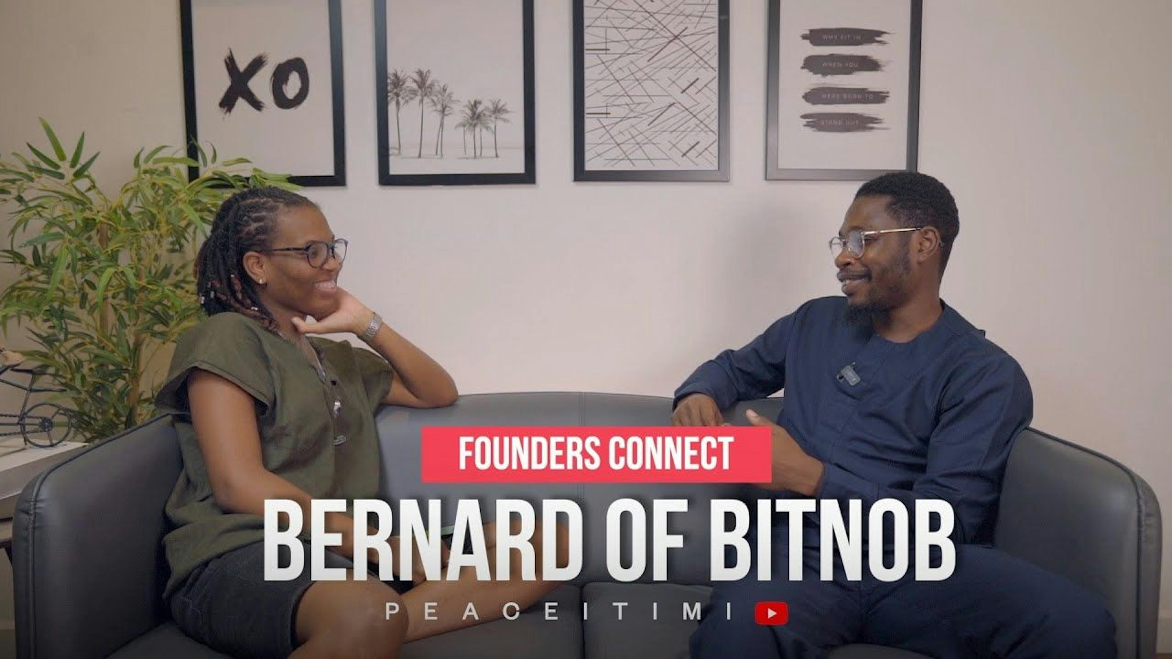 featured image - #FoundersConnect: An Interview With Bernard Parah, CEO of Bitnob