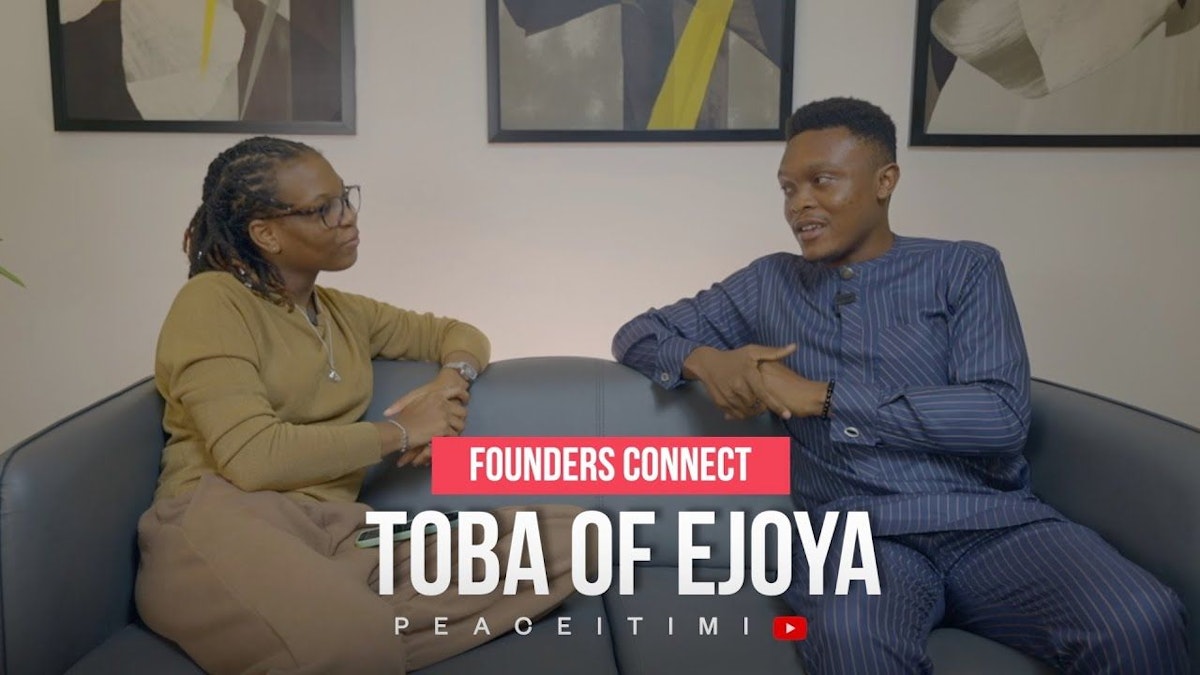 featured image - #FoundersConnect (Music): Interview with Toba Adeyanju, CEO of Ejoya Music