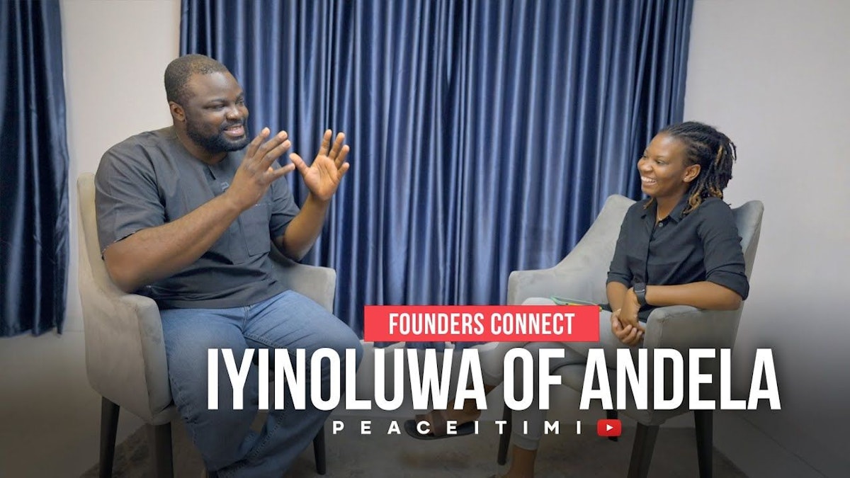 featured image - #FoundersConnect with Iyinoluwa Aboyeji, Co-founder of Andela & Former MD of Flutterwave