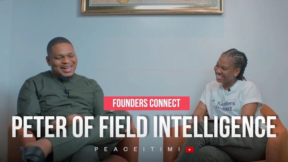 featured image - #FoundersConnect: Peter Bunor Jr., From Nollywood Child Actor, to Co-Founder of Field Intelligence