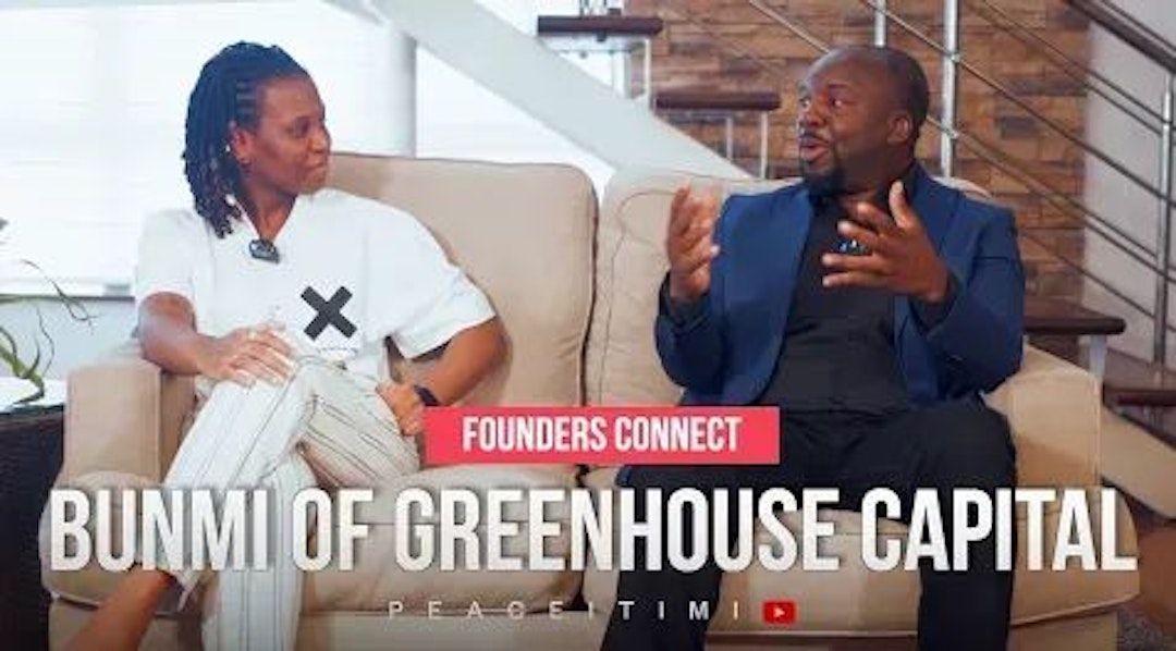 featured image - #FoundersConnect: Bunmi Akinyemiju, Partner at GreenHouse Capital, Former CEO Venture Garden Group