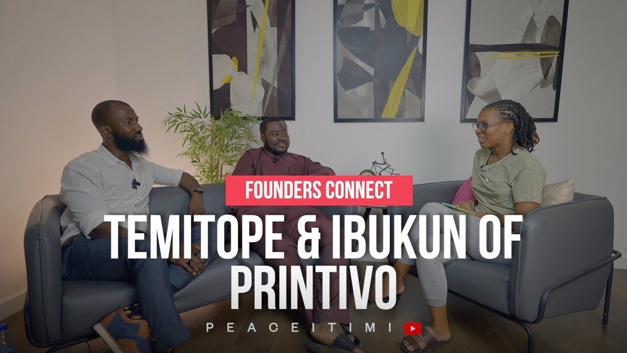 featured image - The co-CEOs of Printivo, Temitope Ekundayo and Ibukun Oloyede on How to Run a Company