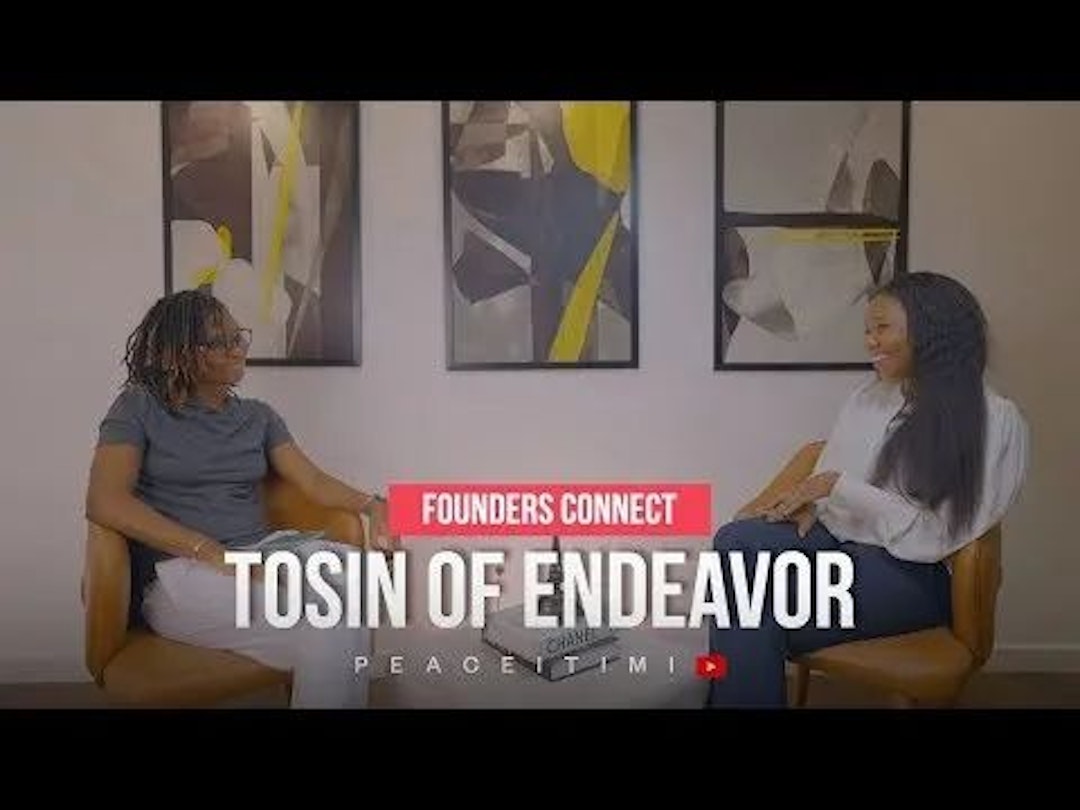 featured image - #FoundersConnect: Tosin Faniro-Dada, MD /CEO of Endeavor (Nigeria)