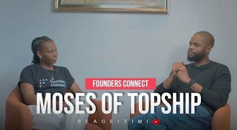 featured image - #Founders Connect: Moses Enenwali, CEO & Co-founder of Topship (YC W 2022)