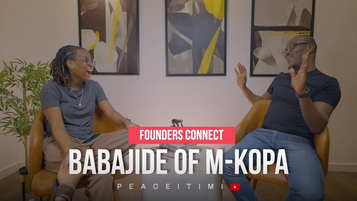 featured image - #FoundersConnect: Babajide Duroshola, General Manager at M-KOPA & ex-Country Director, SafeBoda (NG)