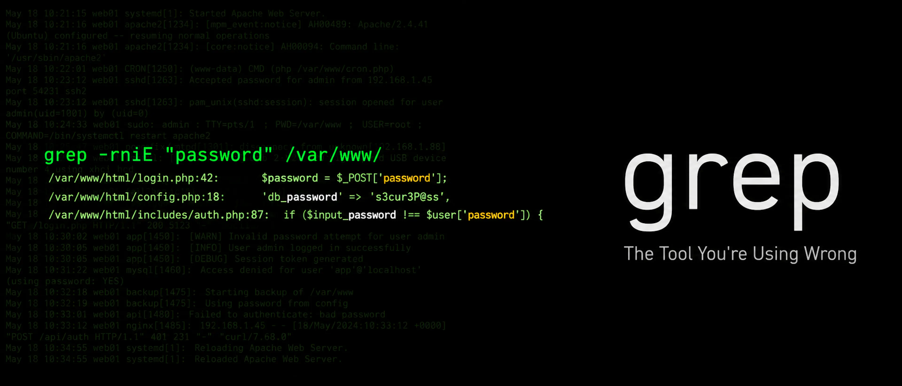 grep Is More Than a Text Search Tool for Security Engineers