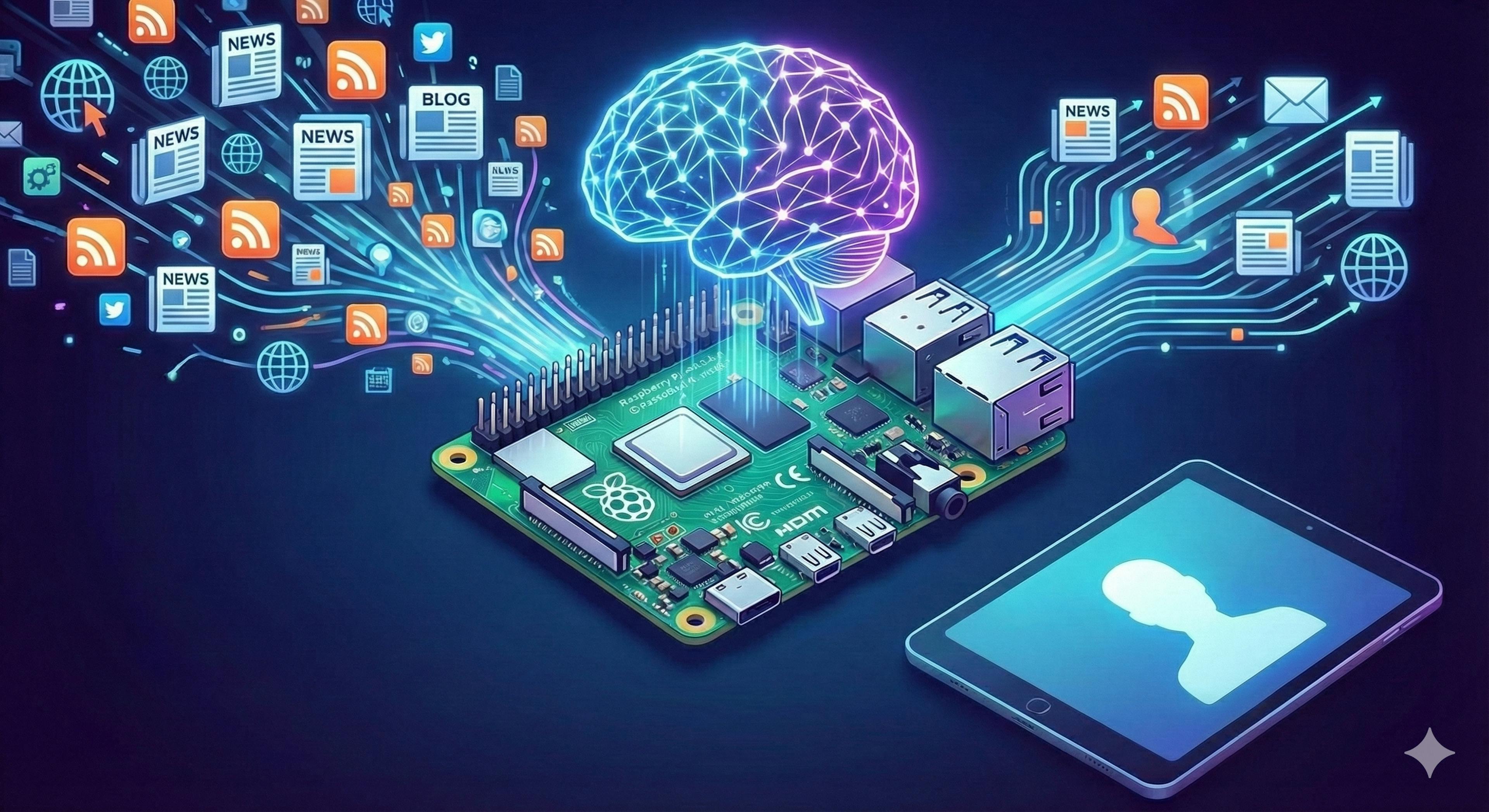 featured image - Pushing the Limits: Running Local LLMs and a 24/7 Personal News Curator on 4GB of RAM