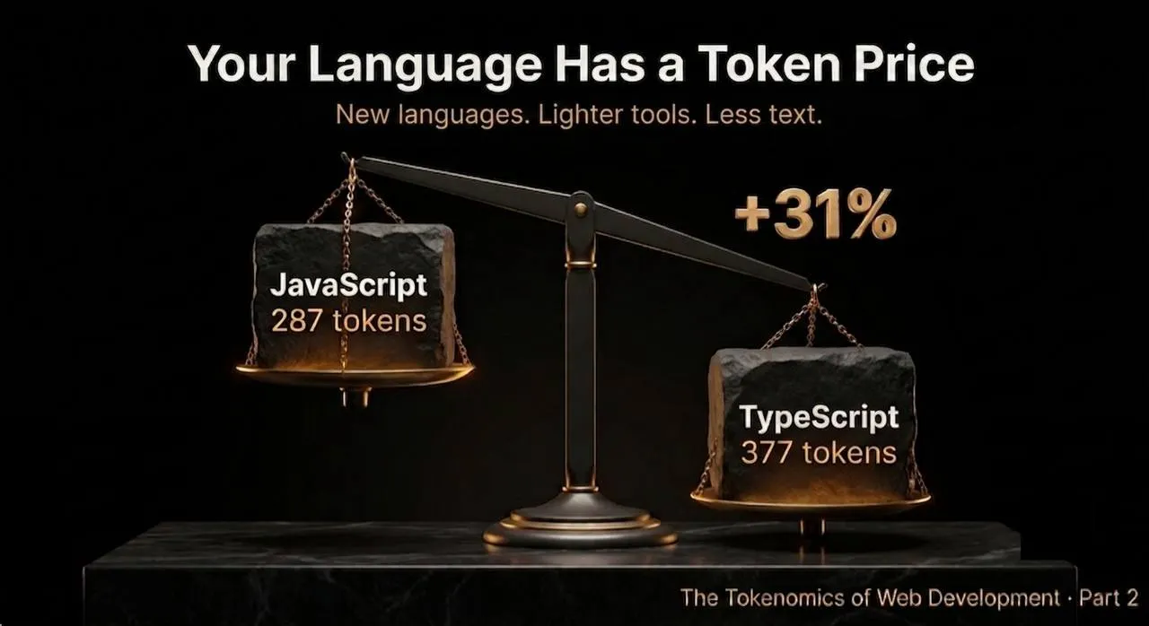 TypeScript Costs 63% More LLM Tokens Than ZeroLang, Study Finds
