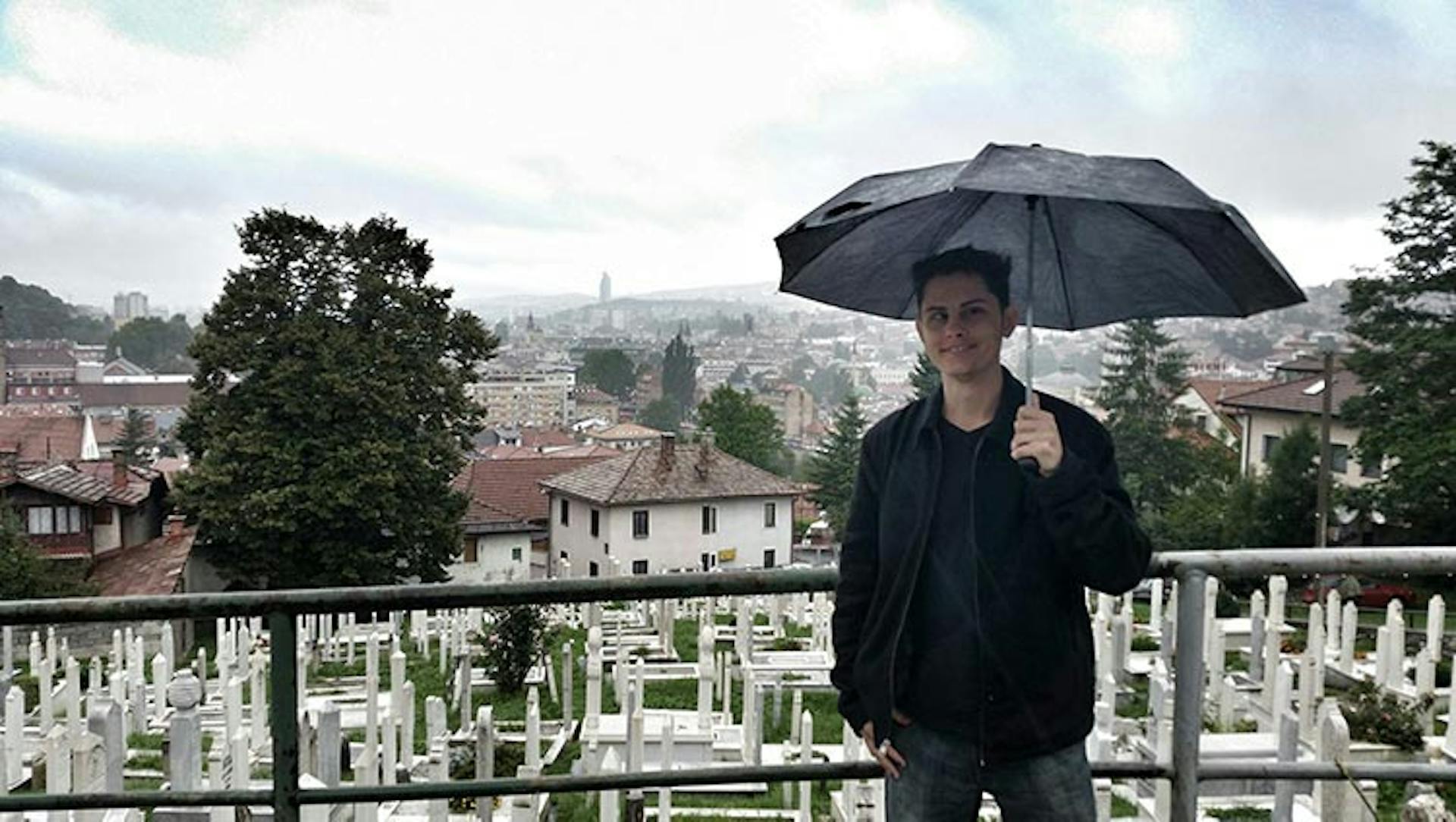 Me, in Sarajevo, Bosnia