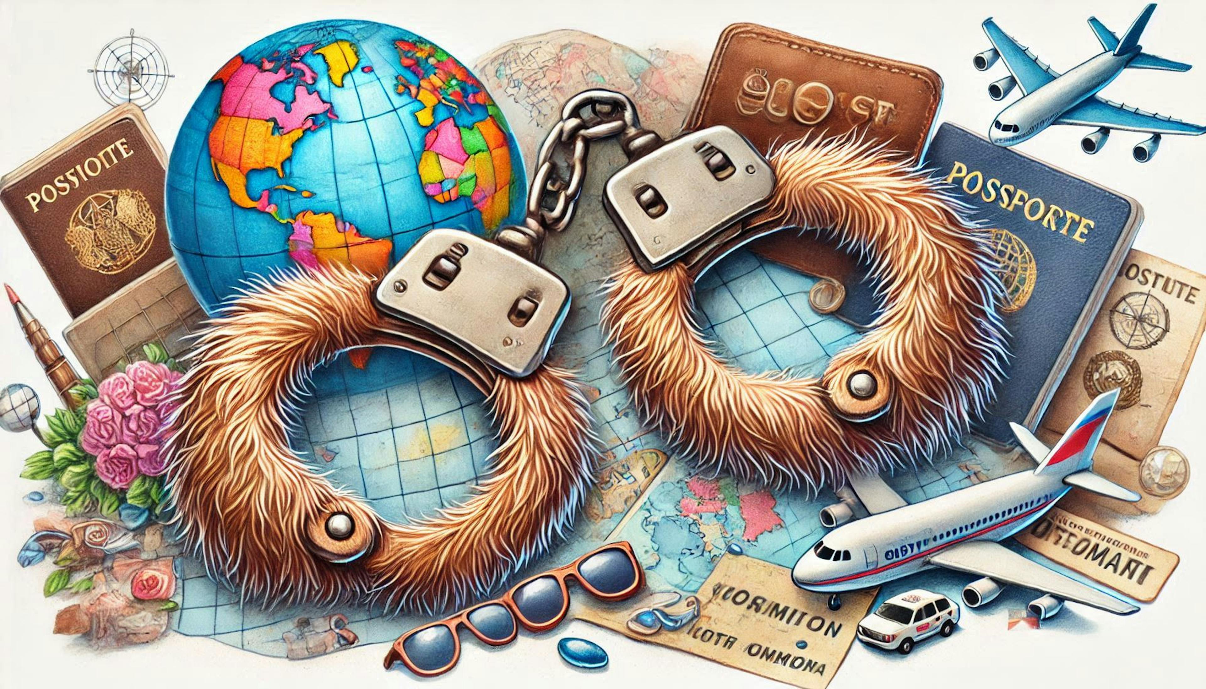 featured image - Get Furry Handcuffs & 13 Other Travelhacks for Digital Nomads