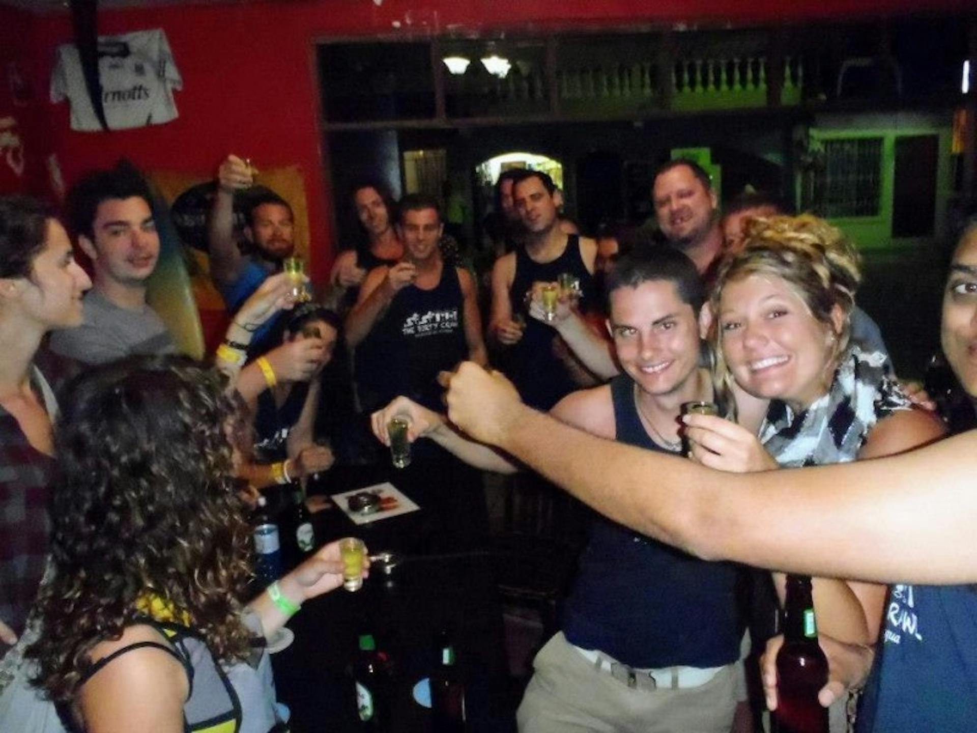 On boozy pubcrawl in Nicaragua