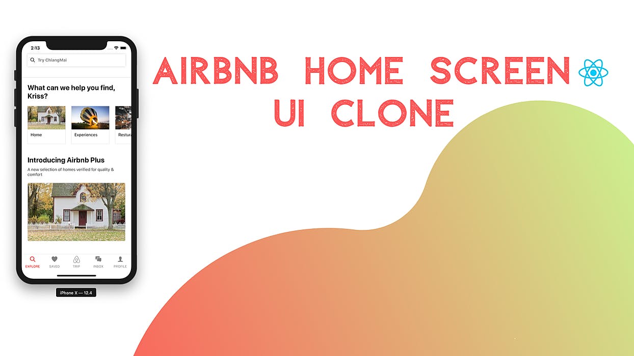 featured image - Airbnb UI Clone with React Native Part #2 : Recommended Homes View