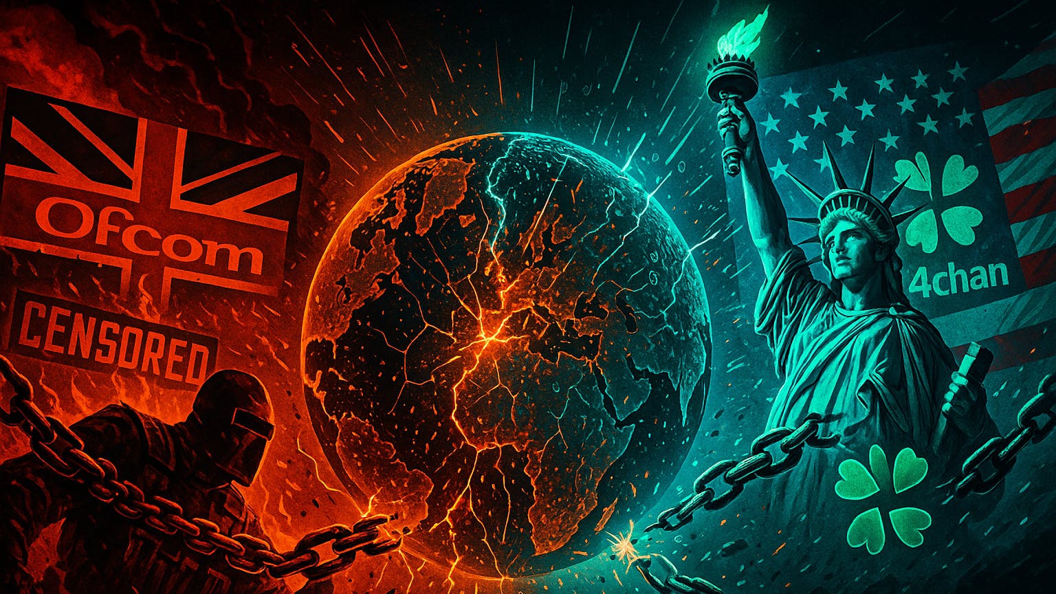 featured image - Ofcom vs 4chan: Is the Online Safety Act About to Trigger a Global Free Speech War?
