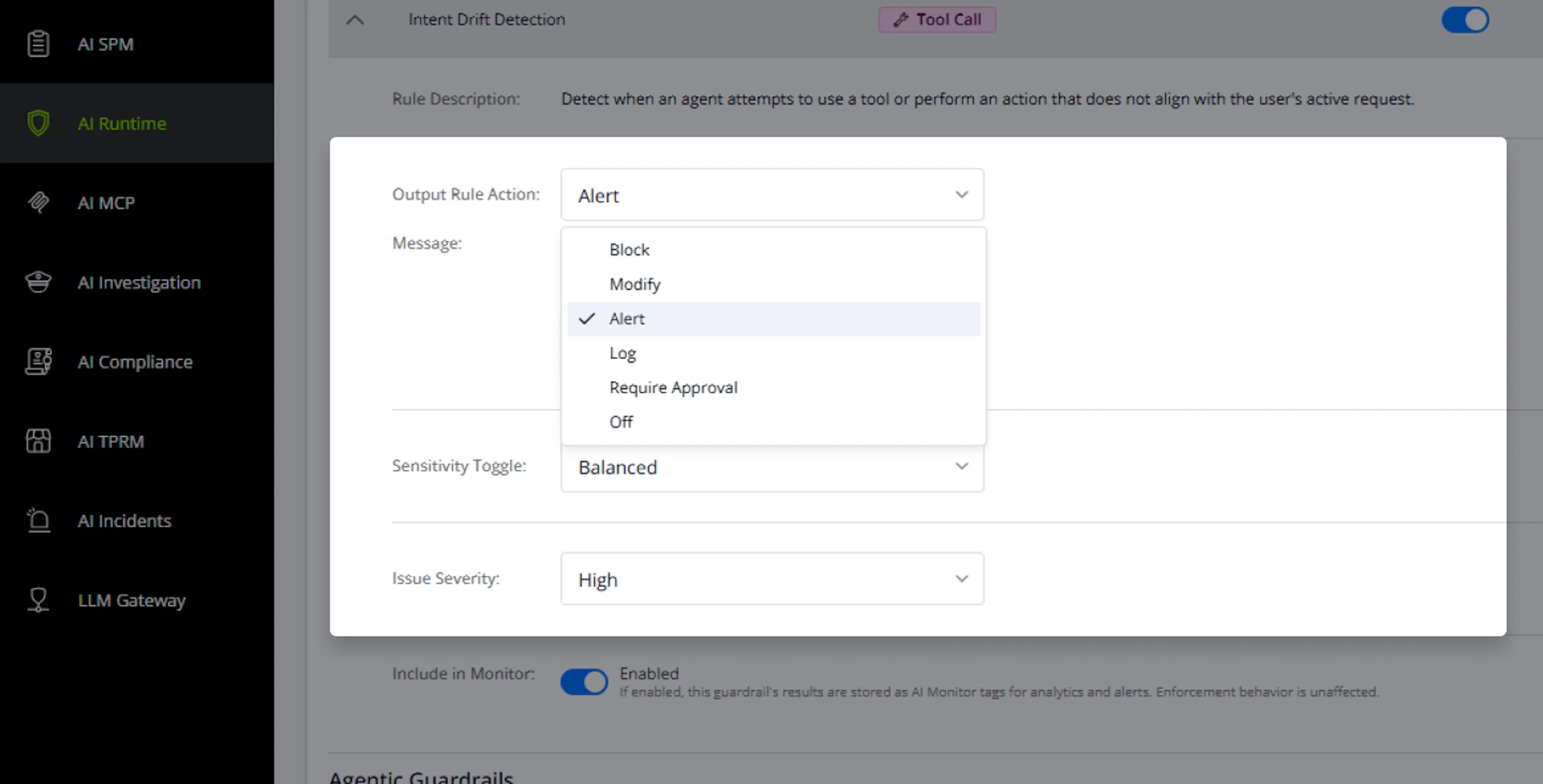 With AI runtime guardrails, Varonis Atlas takes real-time action when intent deviations are detected.