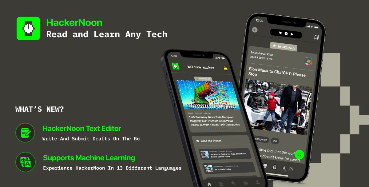 featured image - HackerNoon Mobile App Now Supports In-App Writing and 13 Total Languages to Read Tech Blogs 