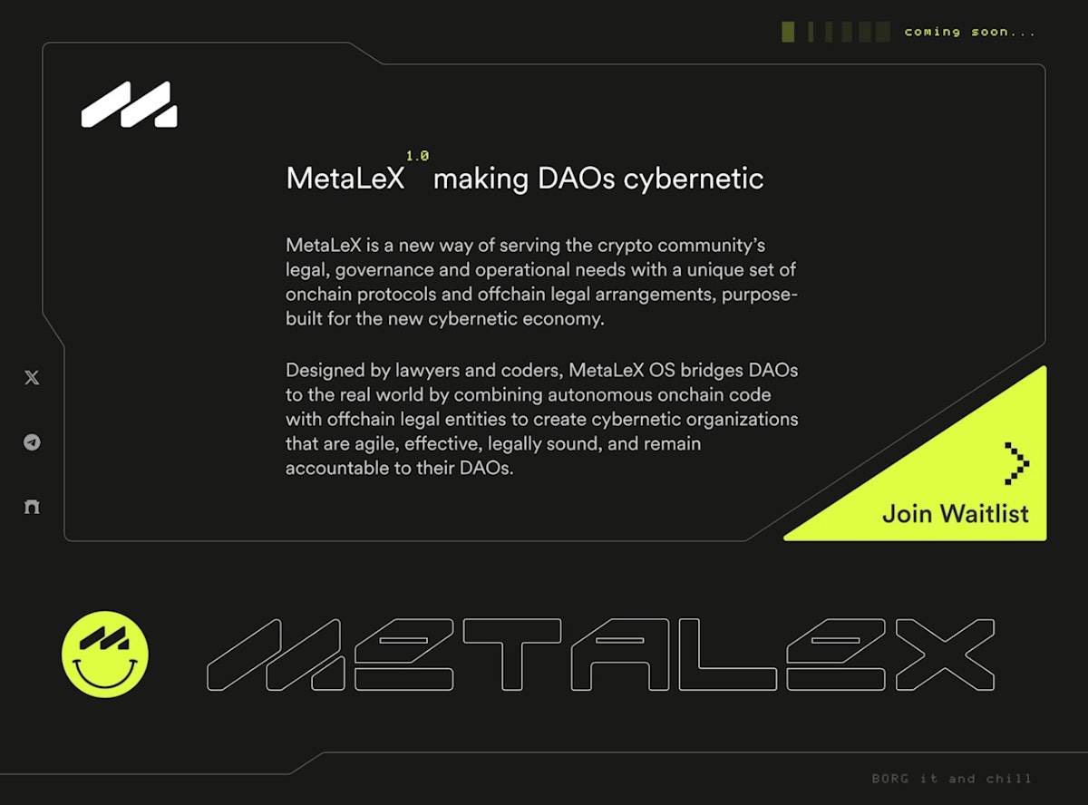 featured image - The MetaLeX Whitepaper