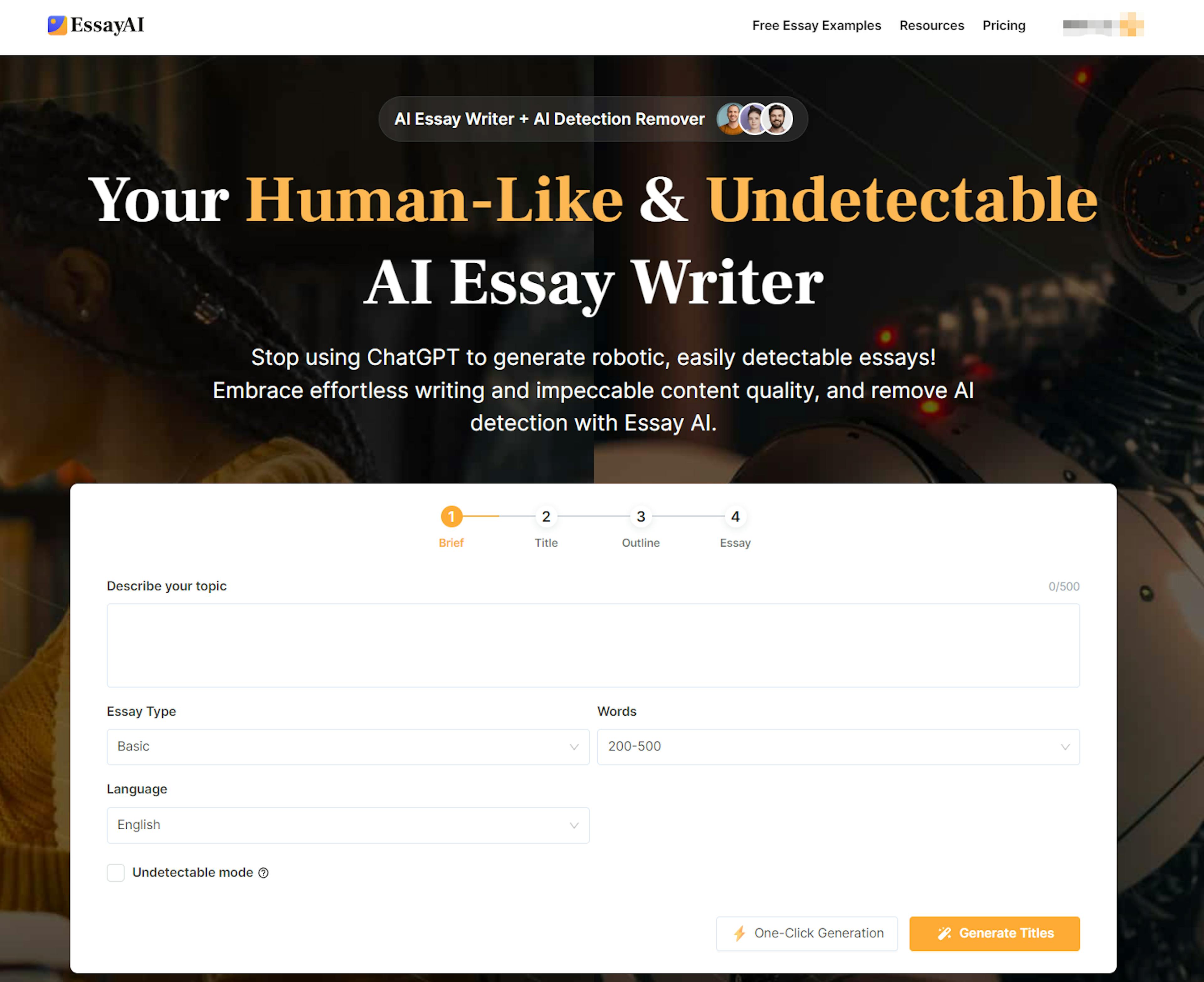 featured image - Essay AI Review: The No. 1 Option for Undetectable AI Essays