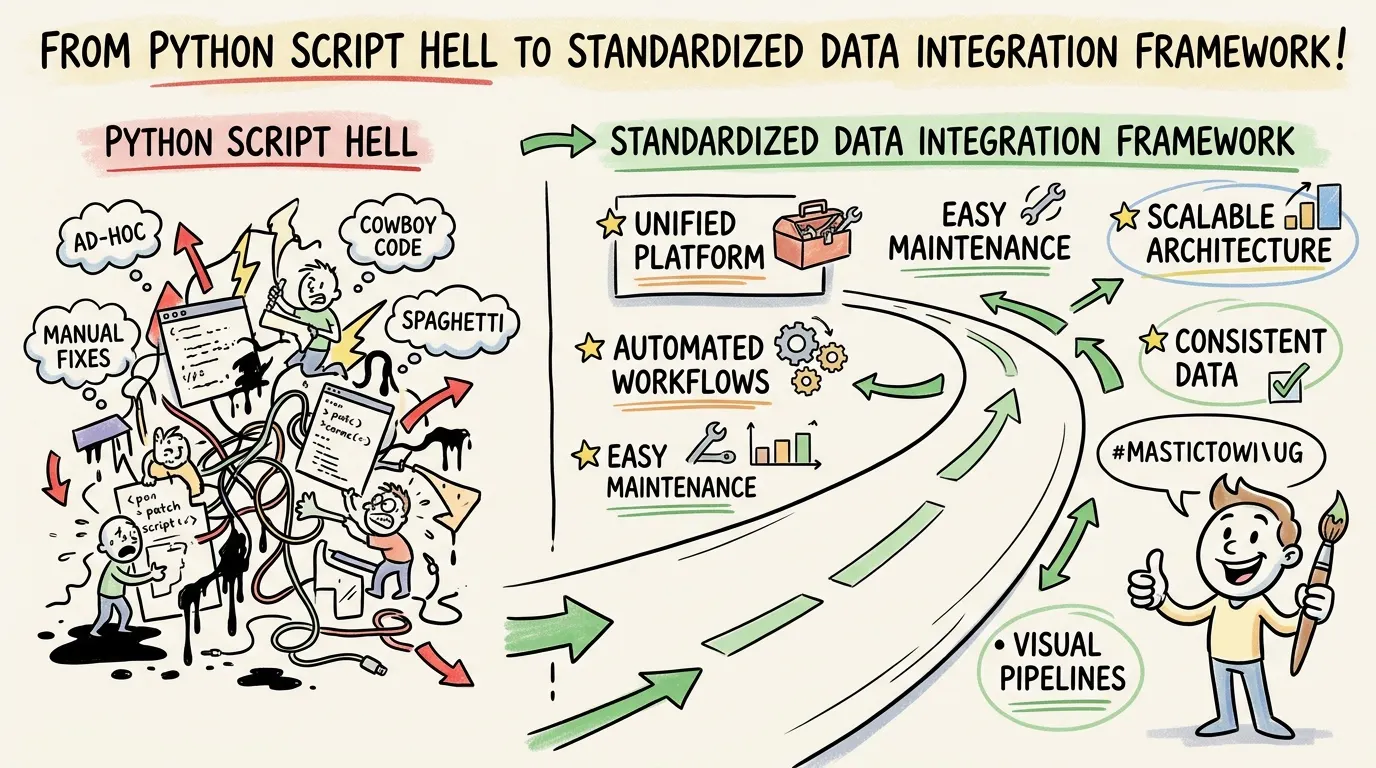 From Python Script Hell to a Modern Data Integration Framework (11 minute read)