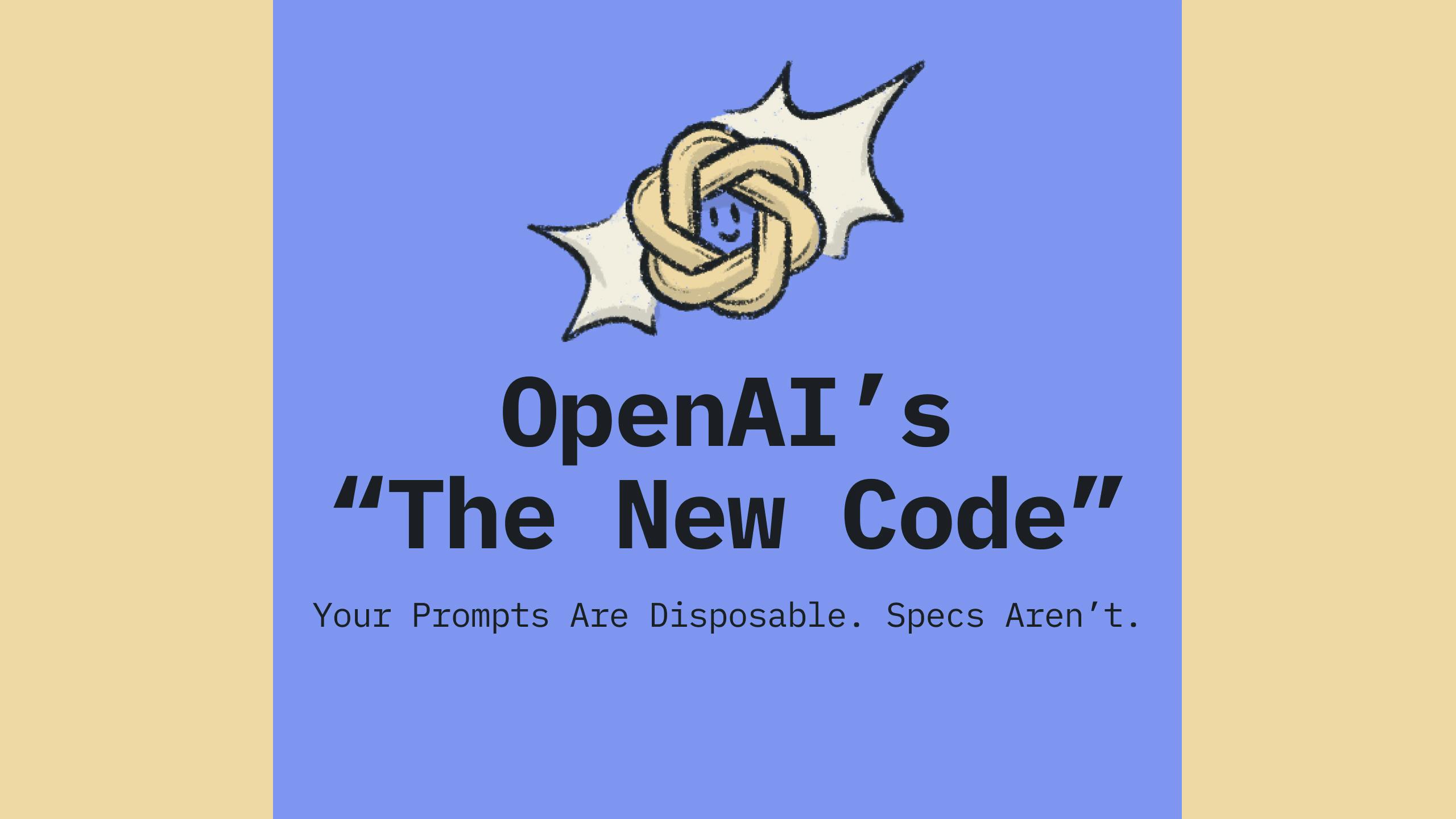 featured image - Forget Prompt Engineering — The Real Skill Is Specification Writing