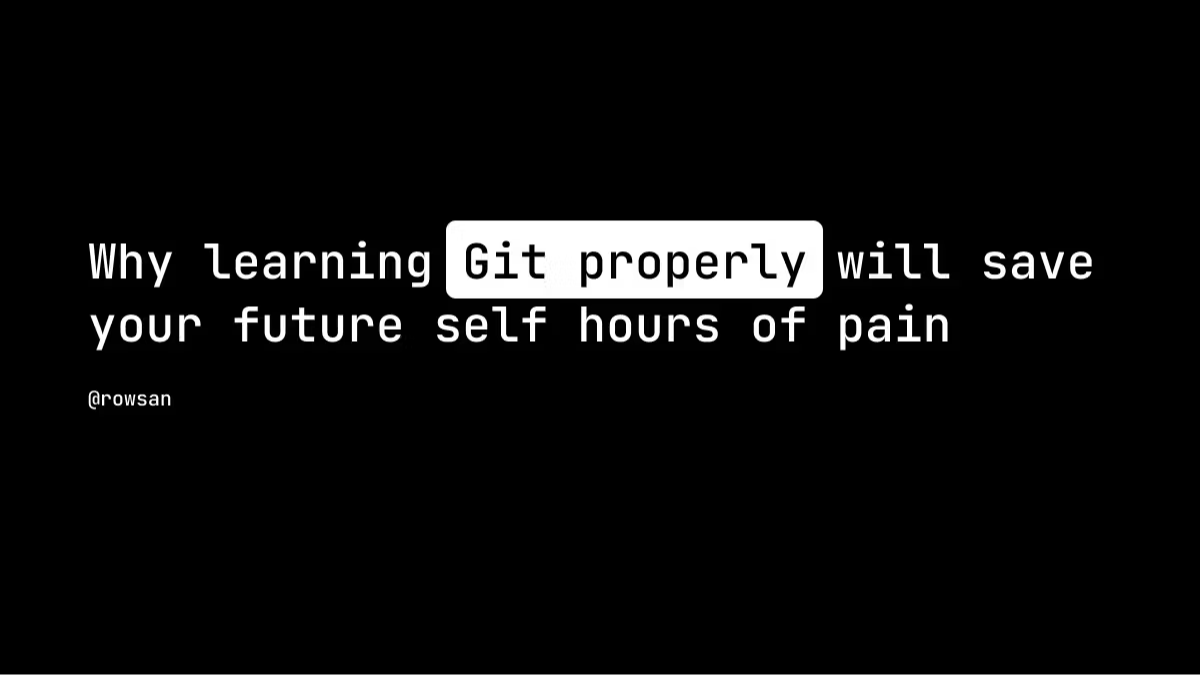 Обучение GIT должным образом спасет ваши будущие часы боли в будущем