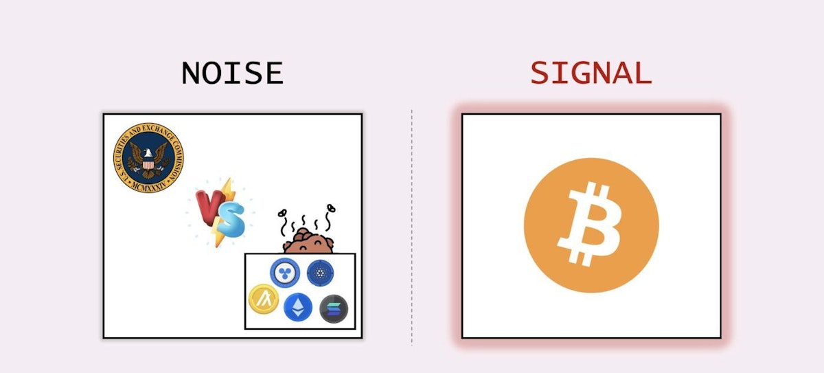 featured image - SEC vs. Crypto — Cut the Noise and Focus on the Real Signal: Bitcoin