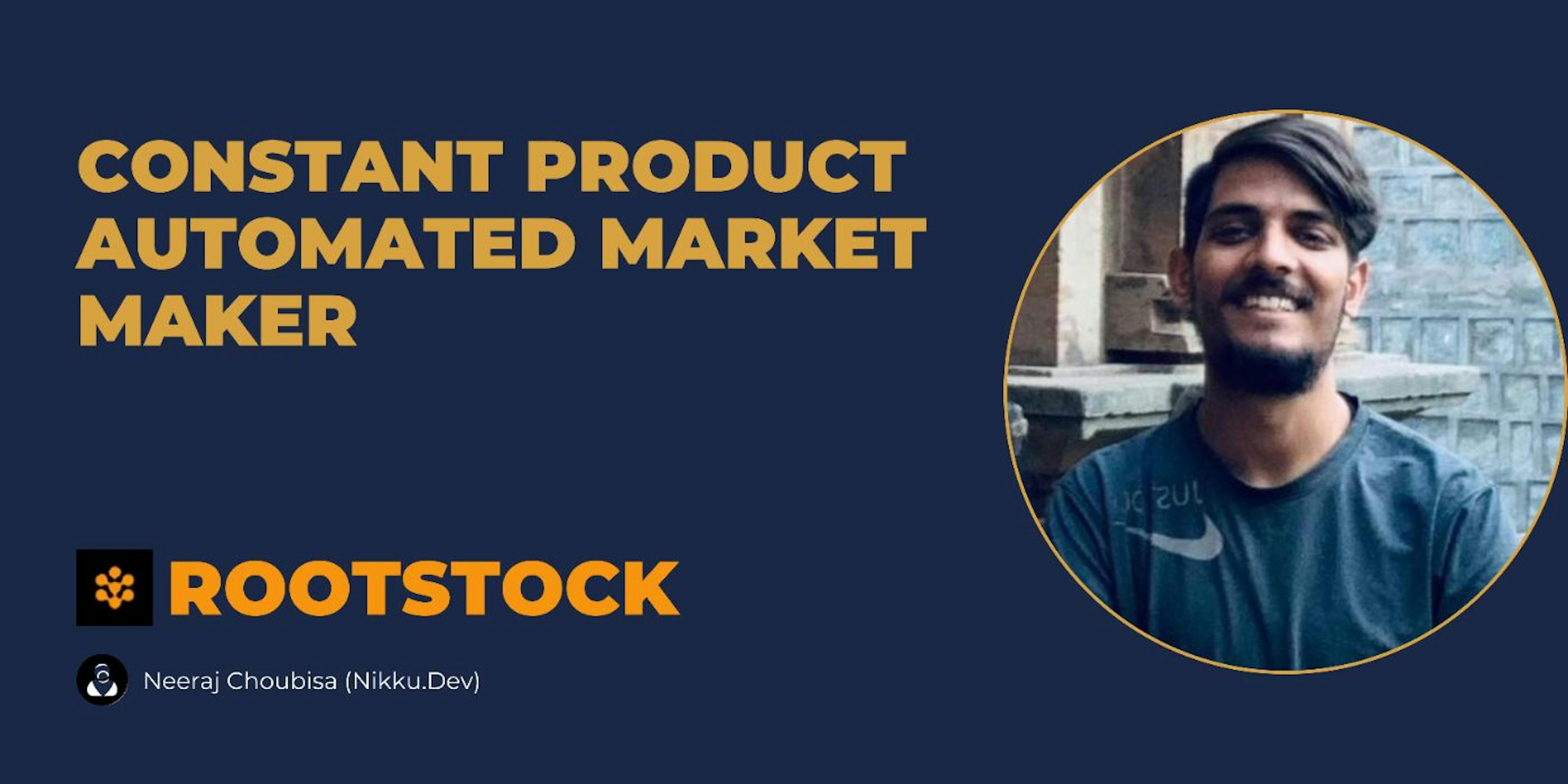 featured image - Constant Product Automated Market Maker: On Rootstock