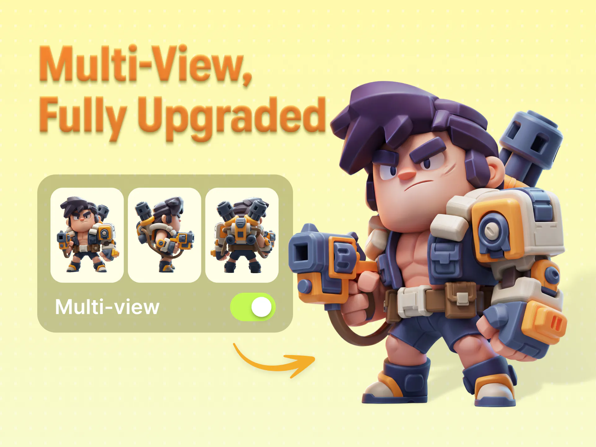 I Ran the Same Anime Character Through Meshy Multiview and Single-Image 3D